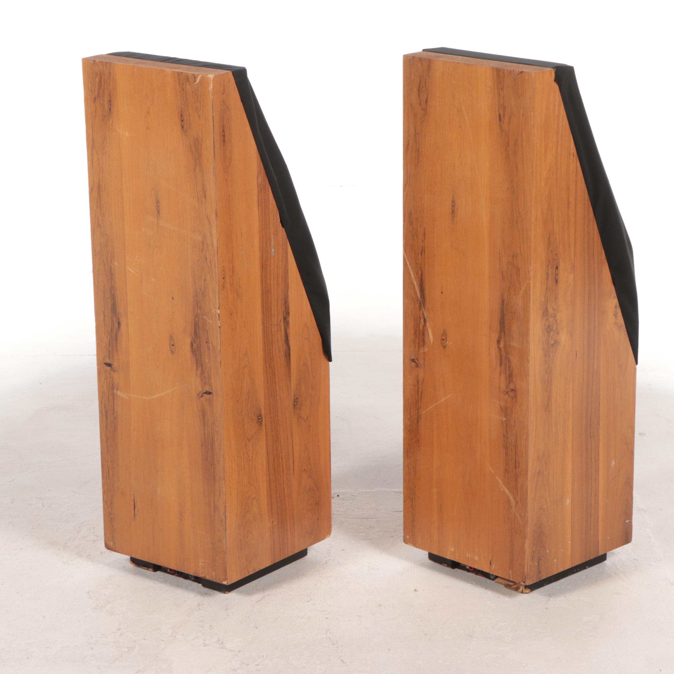 Thiel Audio 03a Floor Standing Loudspeakers In Brazilian Rosewood Veneer, 1980s