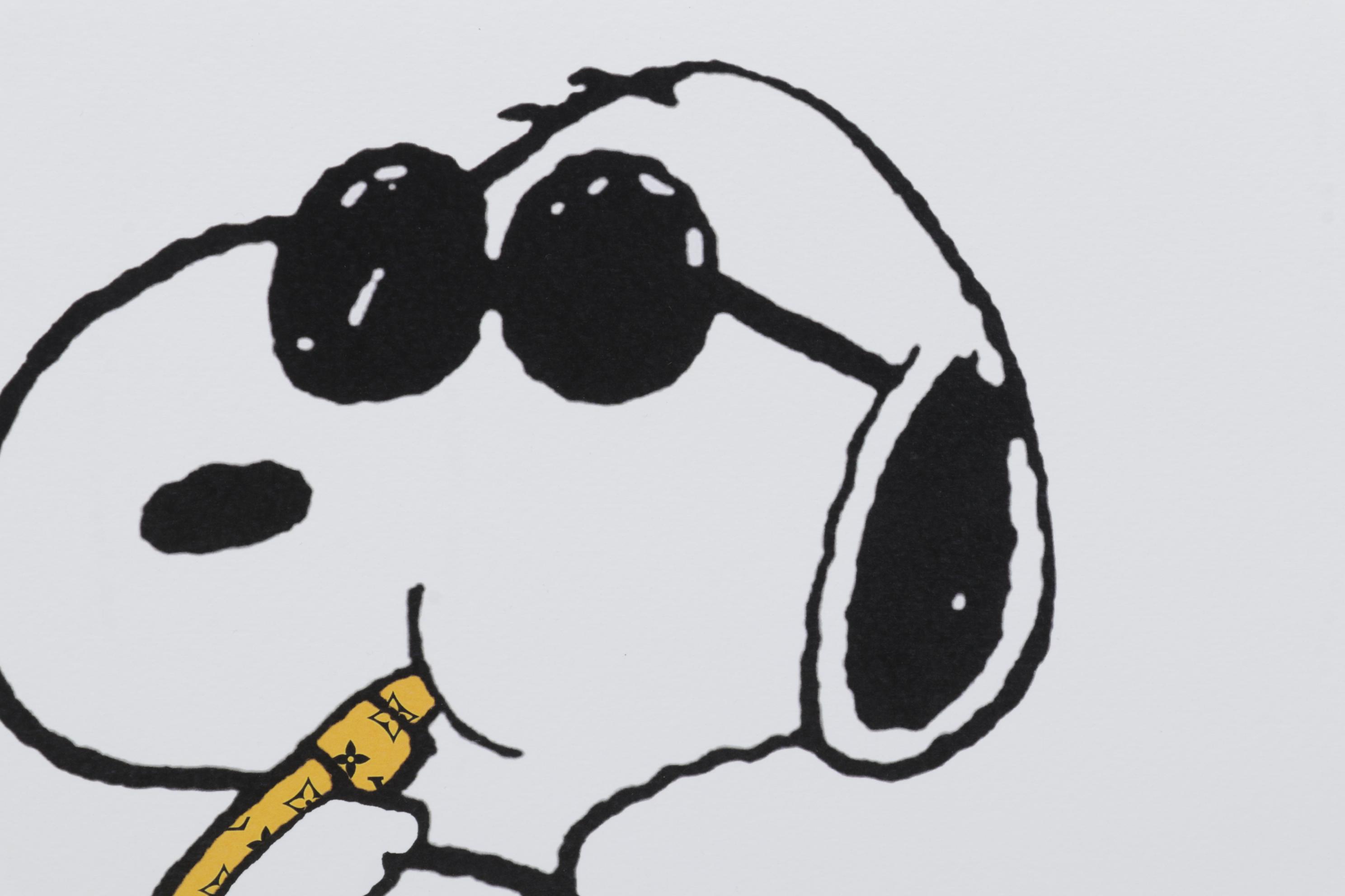 Death NYC Pop Art Graphic Print of Snoopy and Woodstock, 2020