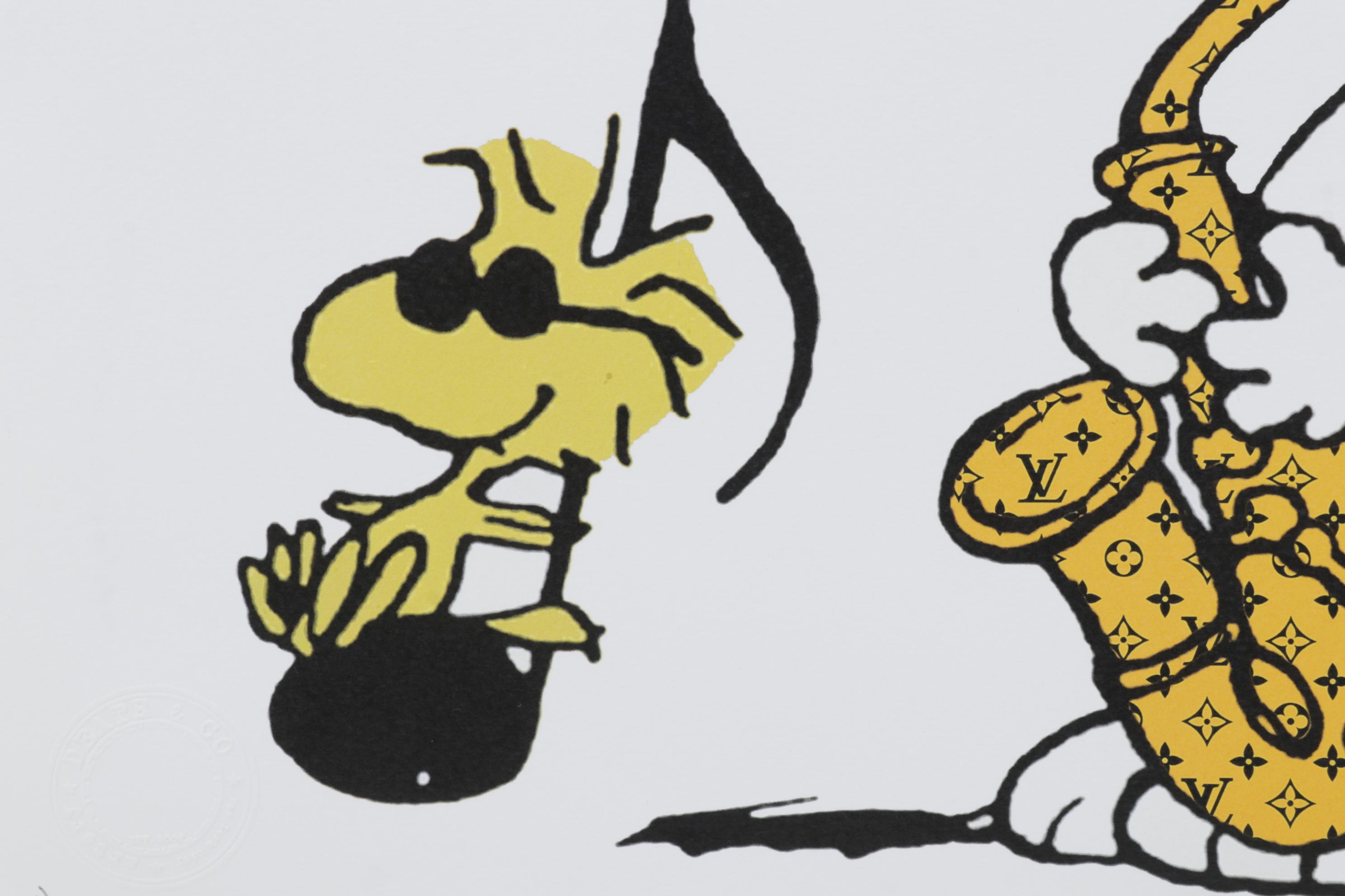 Death NYC Pop Art Graphic Print of Snoopy and Woodstock, 2020