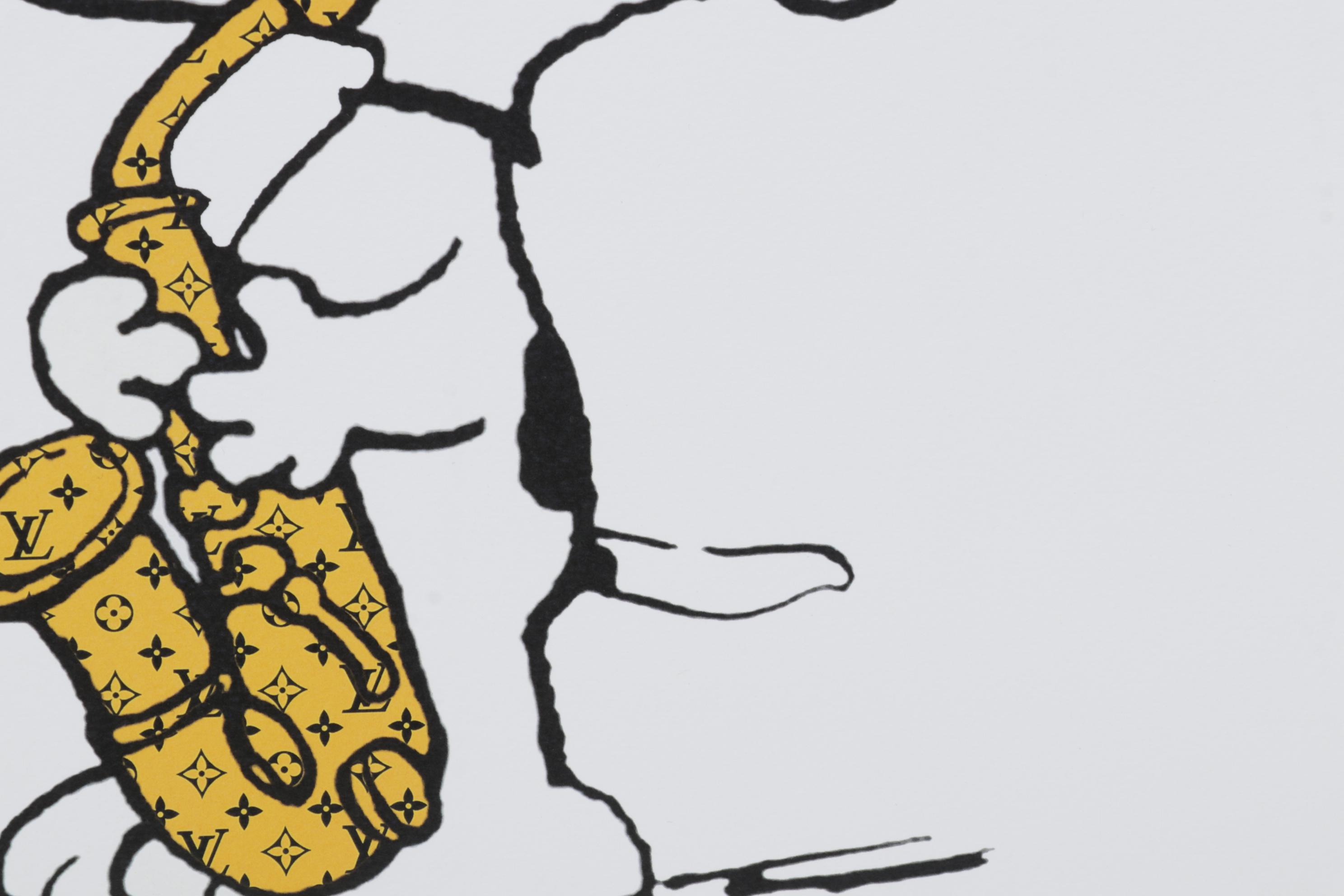 Death NYC Pop Art Graphic Print of Snoopy and Woodstock, 2020