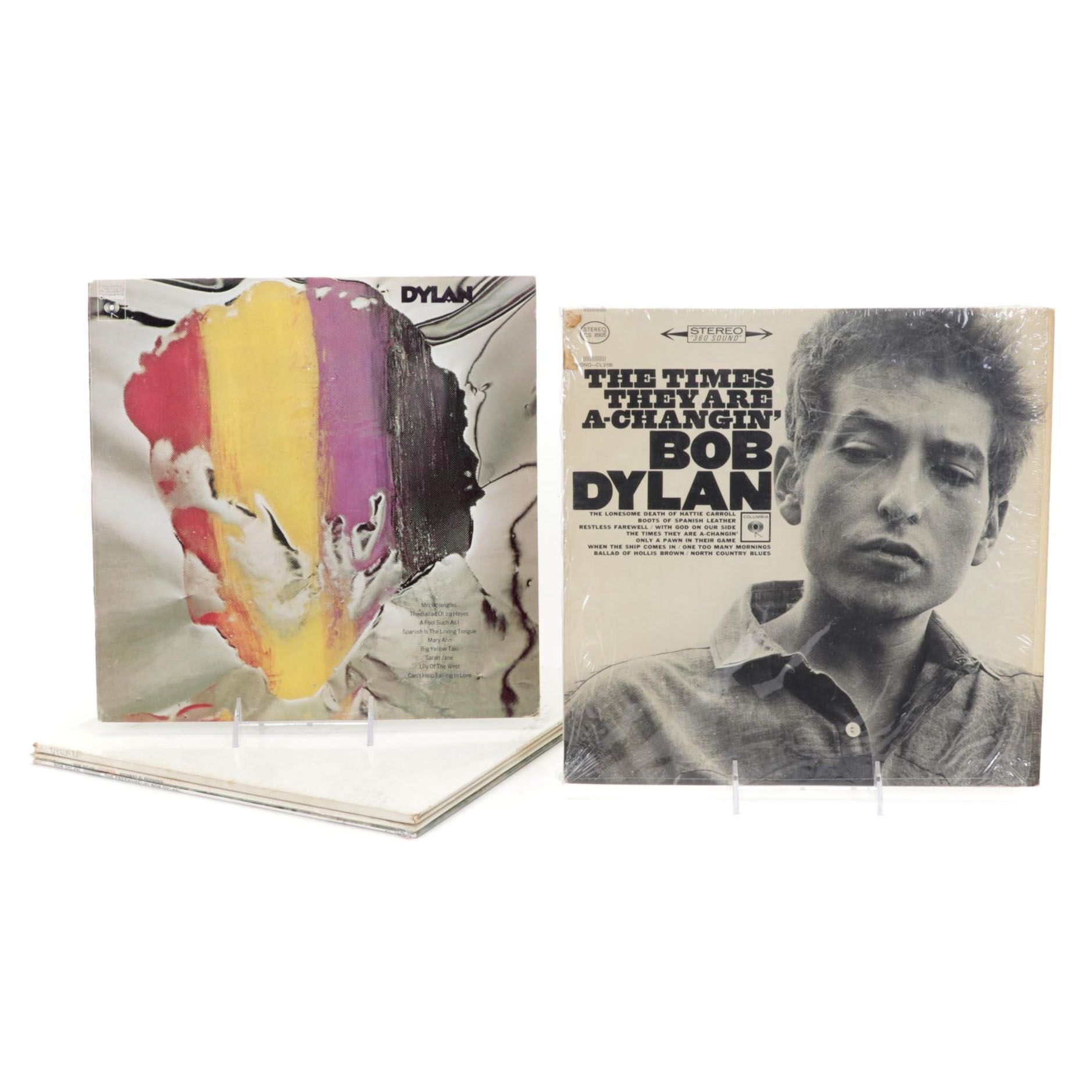 Bob Dylan Vinyl Records Featuring 1969 Bootleg "Great White Wonder"