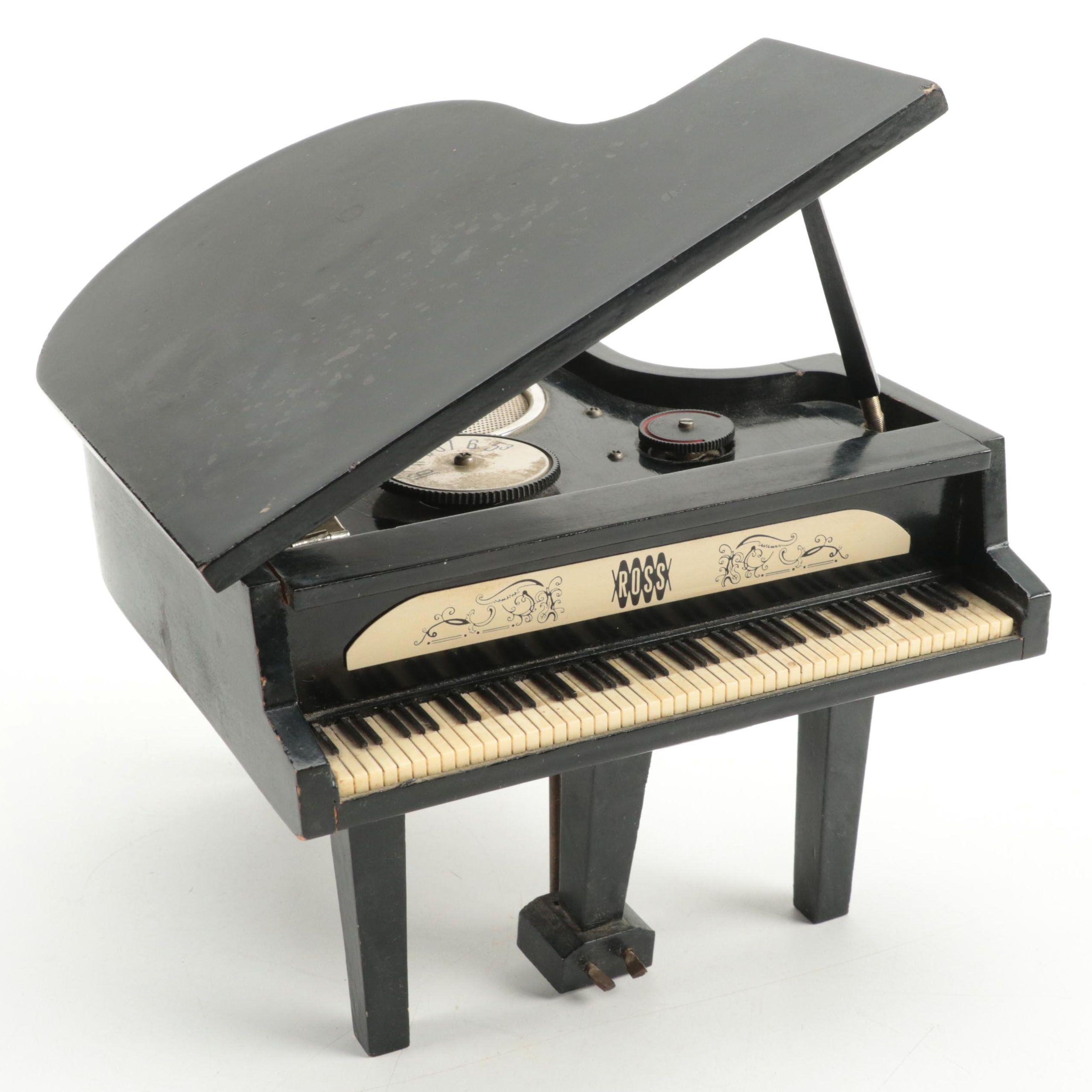 Ross Grand Piano Form Novelty Radio, Mid to Late 20th Century