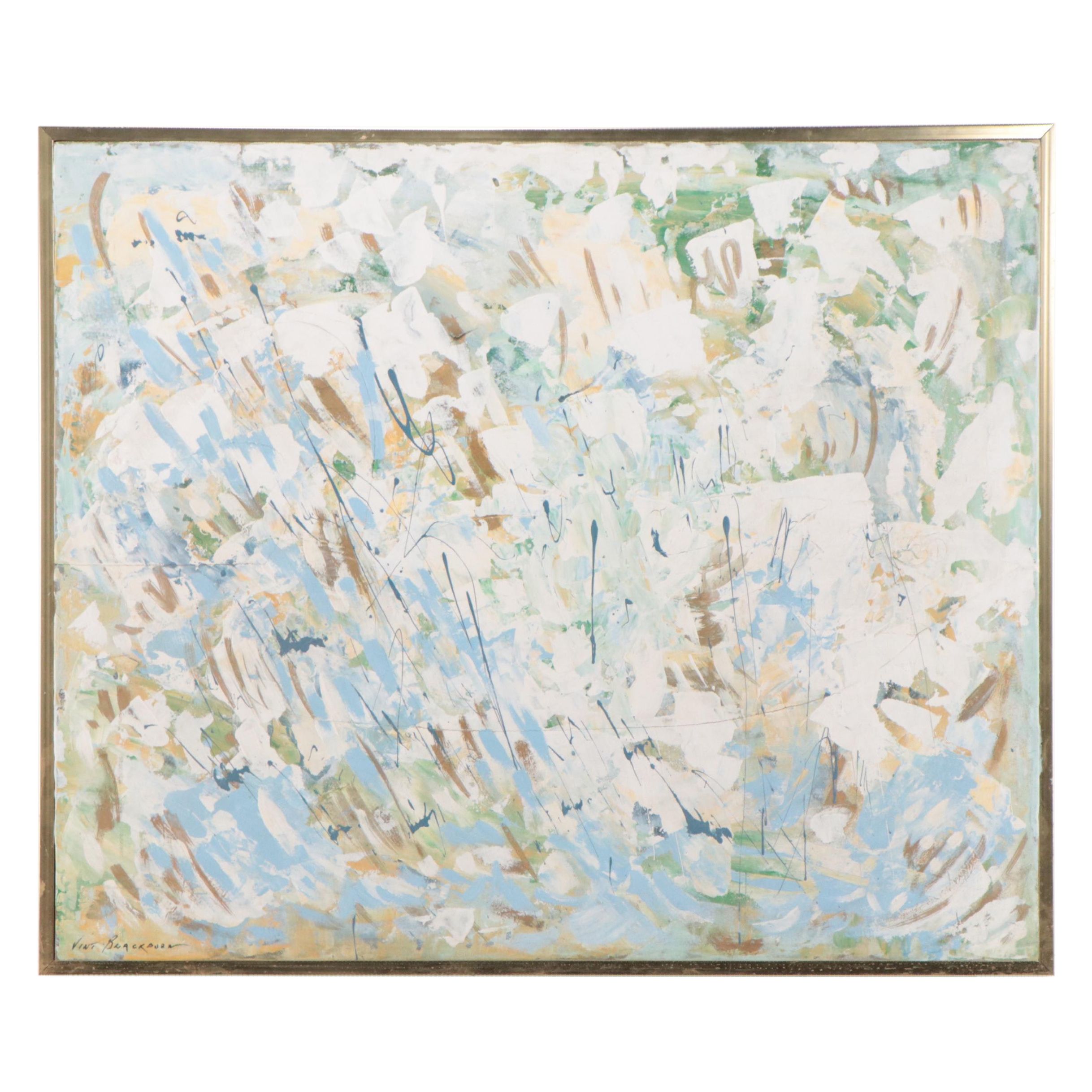 Vint Blackburn Acrylic Painting "Spring of Falling Water #2," Circa 2000