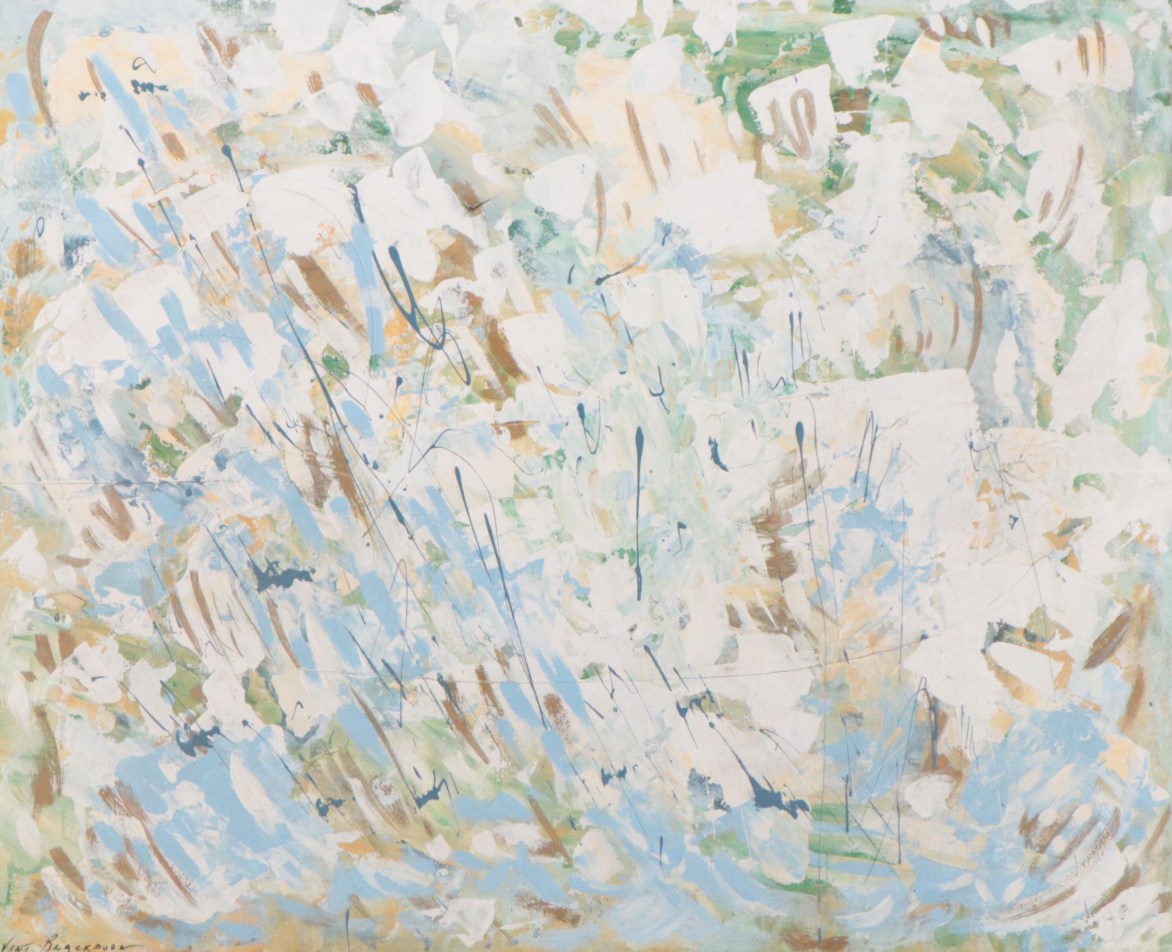 Vint Blackburn Acrylic Painting "Spring of Falling Water #2," Circa 2000