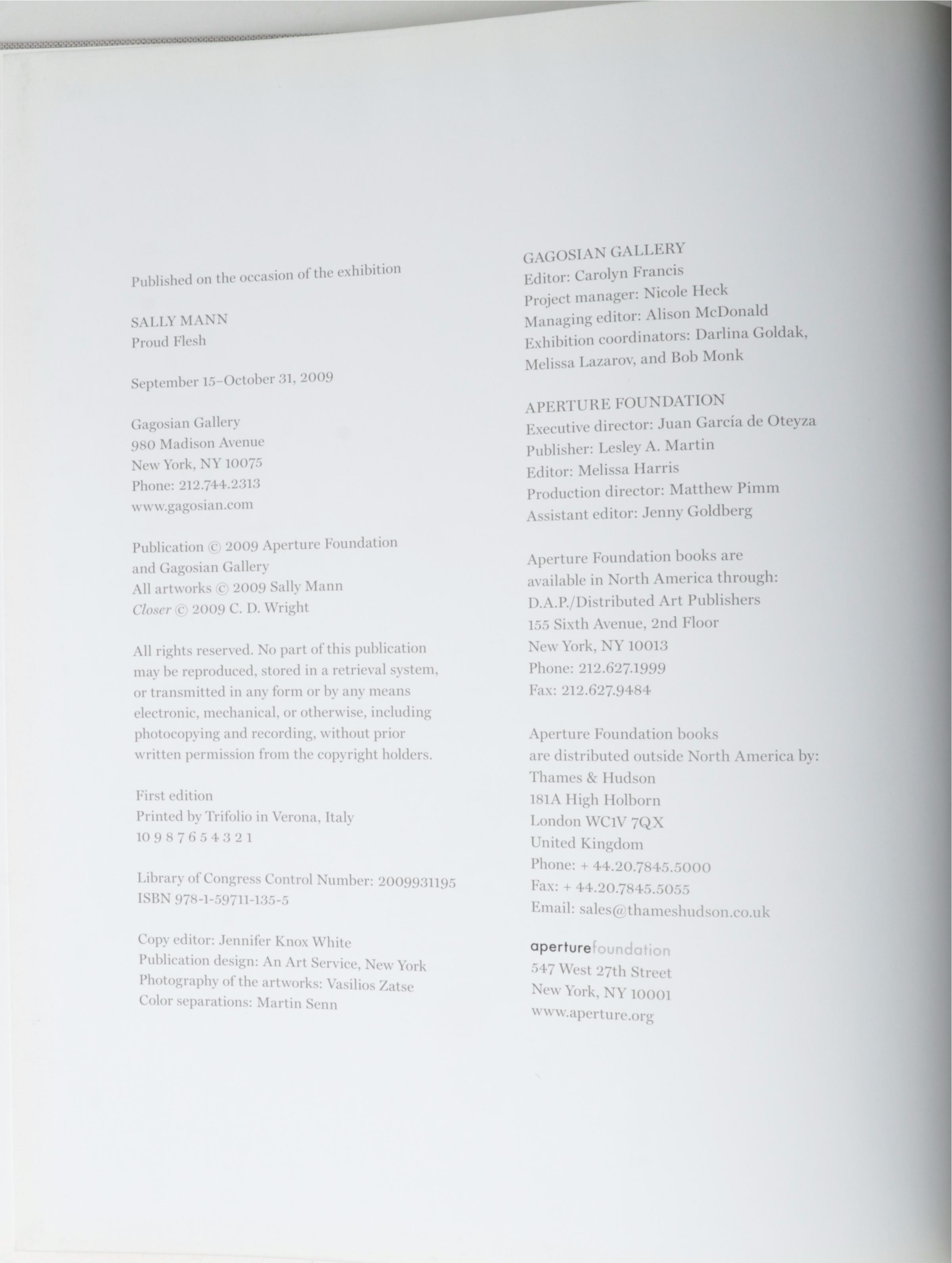 First Edition "What Remains" and More Photography Books by Sally Mann