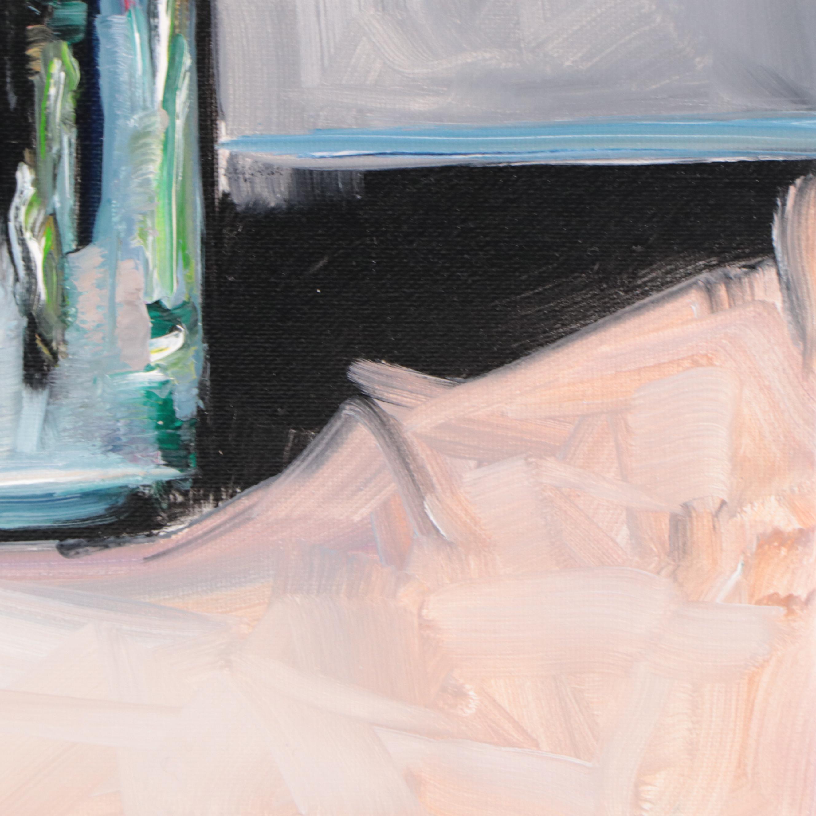 José M. Lima Floral Still Life Oil Painting, 2023