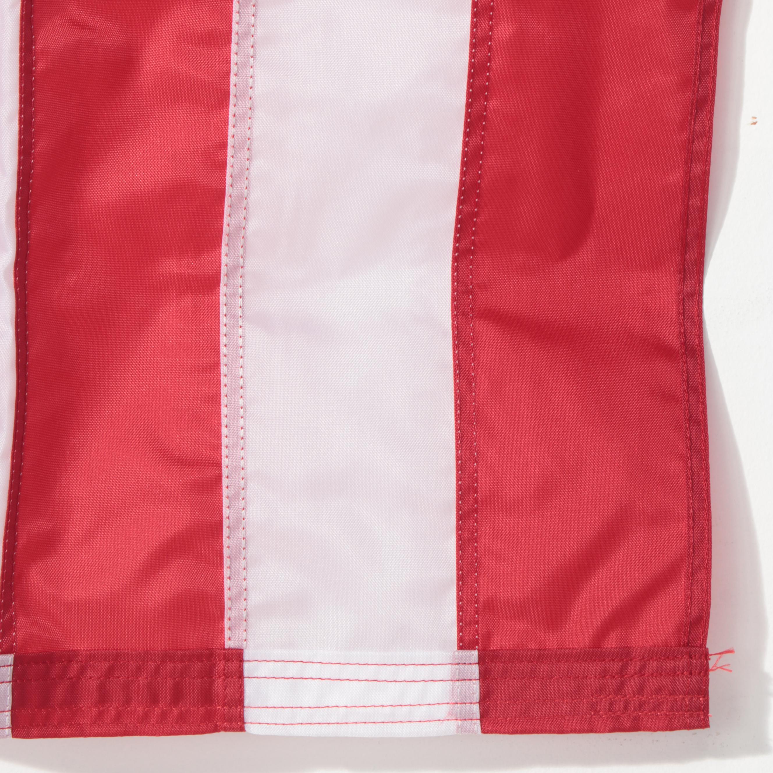 Annin and Other Fifty Star American Flags With United States Navy Flag