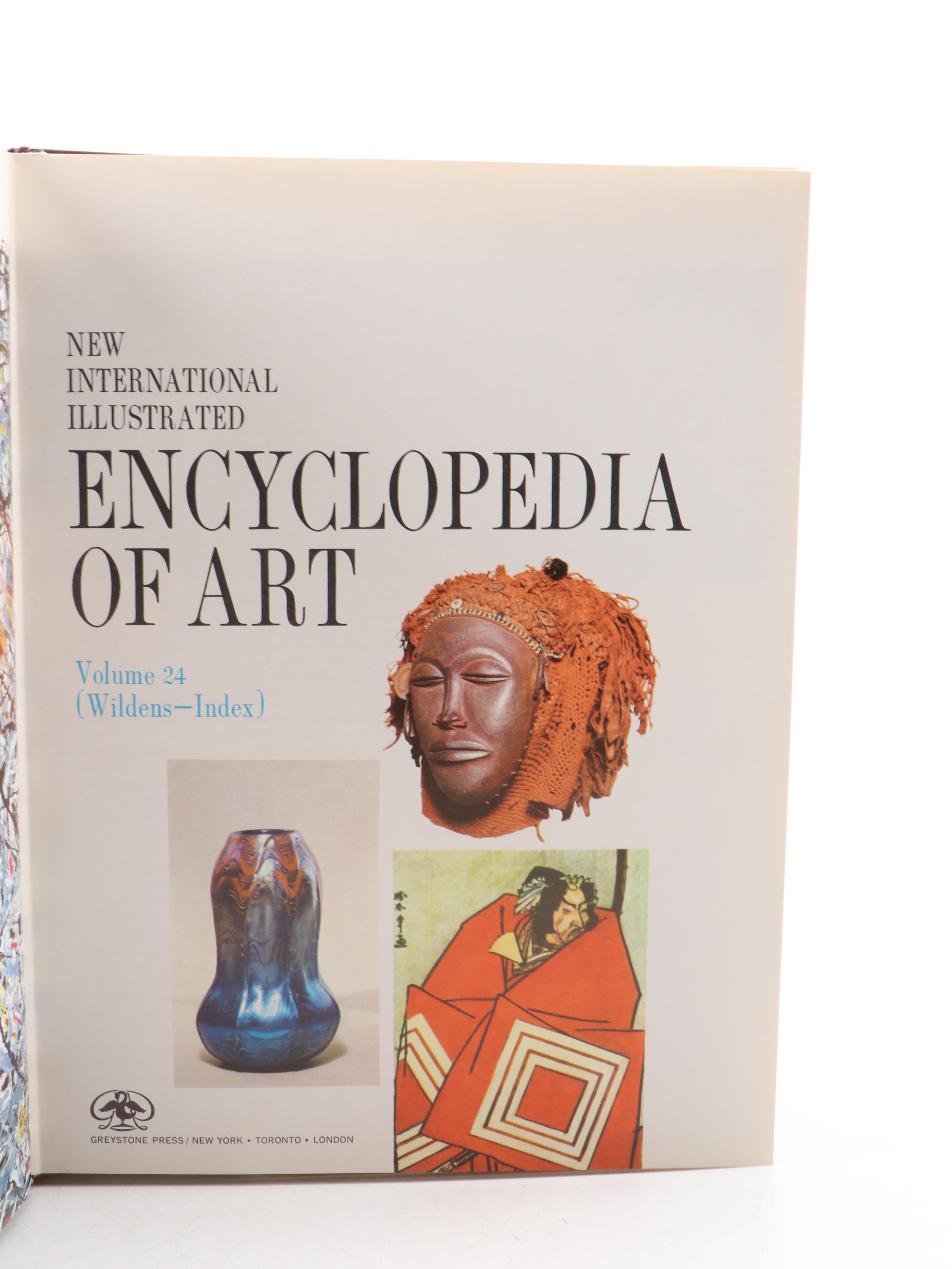 "The New International Illustrated Encyclopedia of Art" Twenty-Four Volume Set