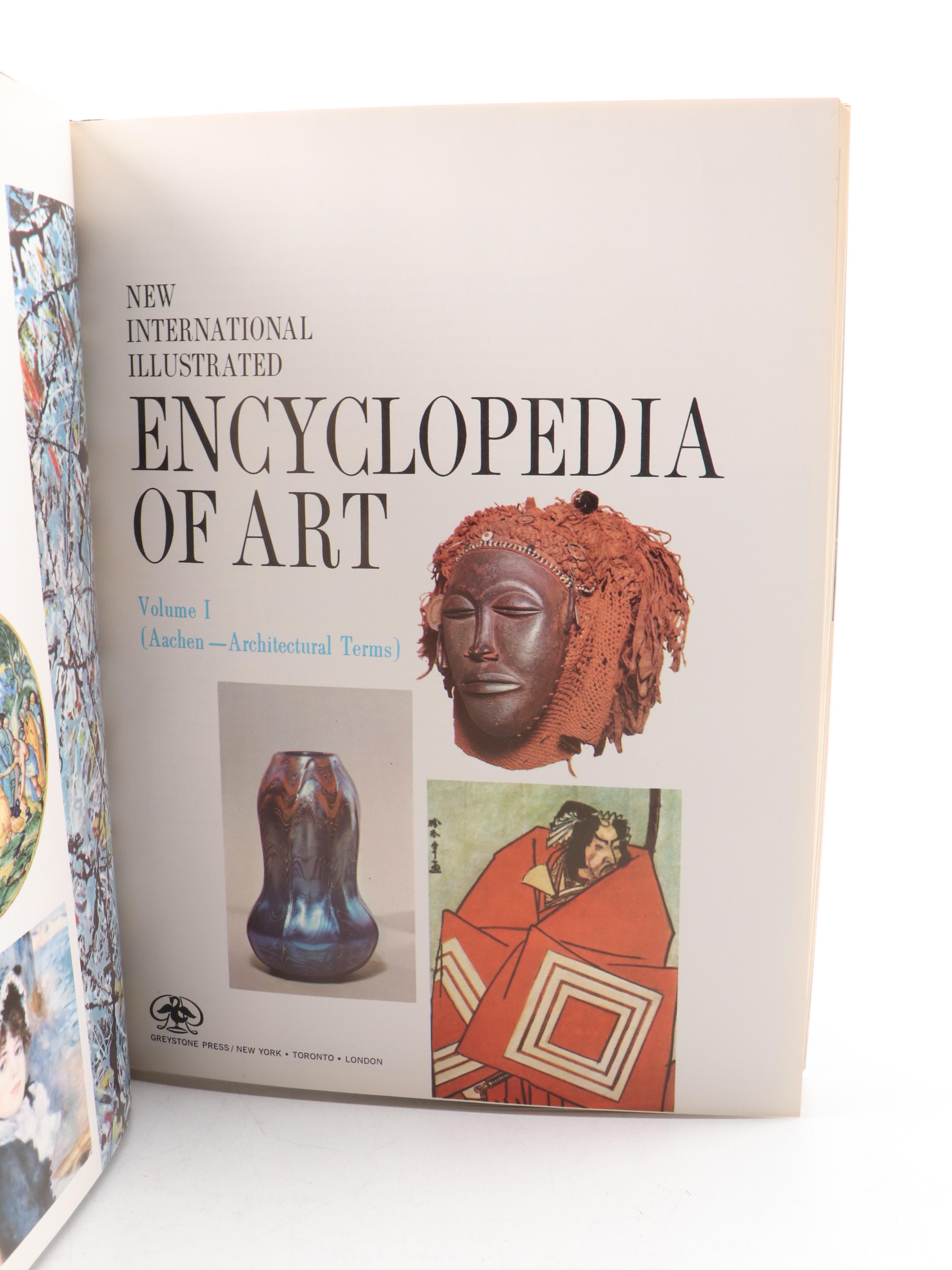 "The New International Illustrated Encyclopedia of Art" Twenty-Four Volume Set