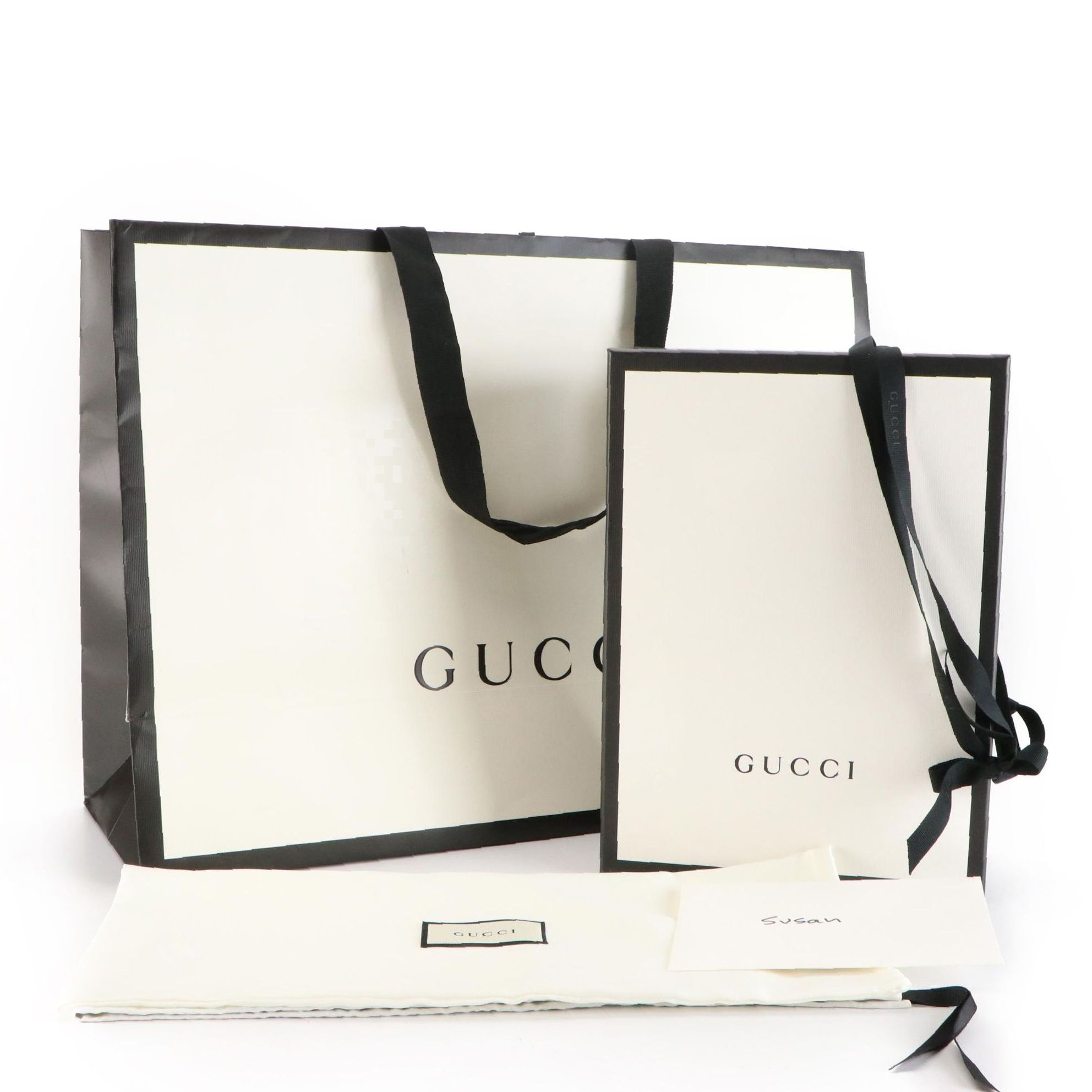 Gucci Retail Boxes and Packaging