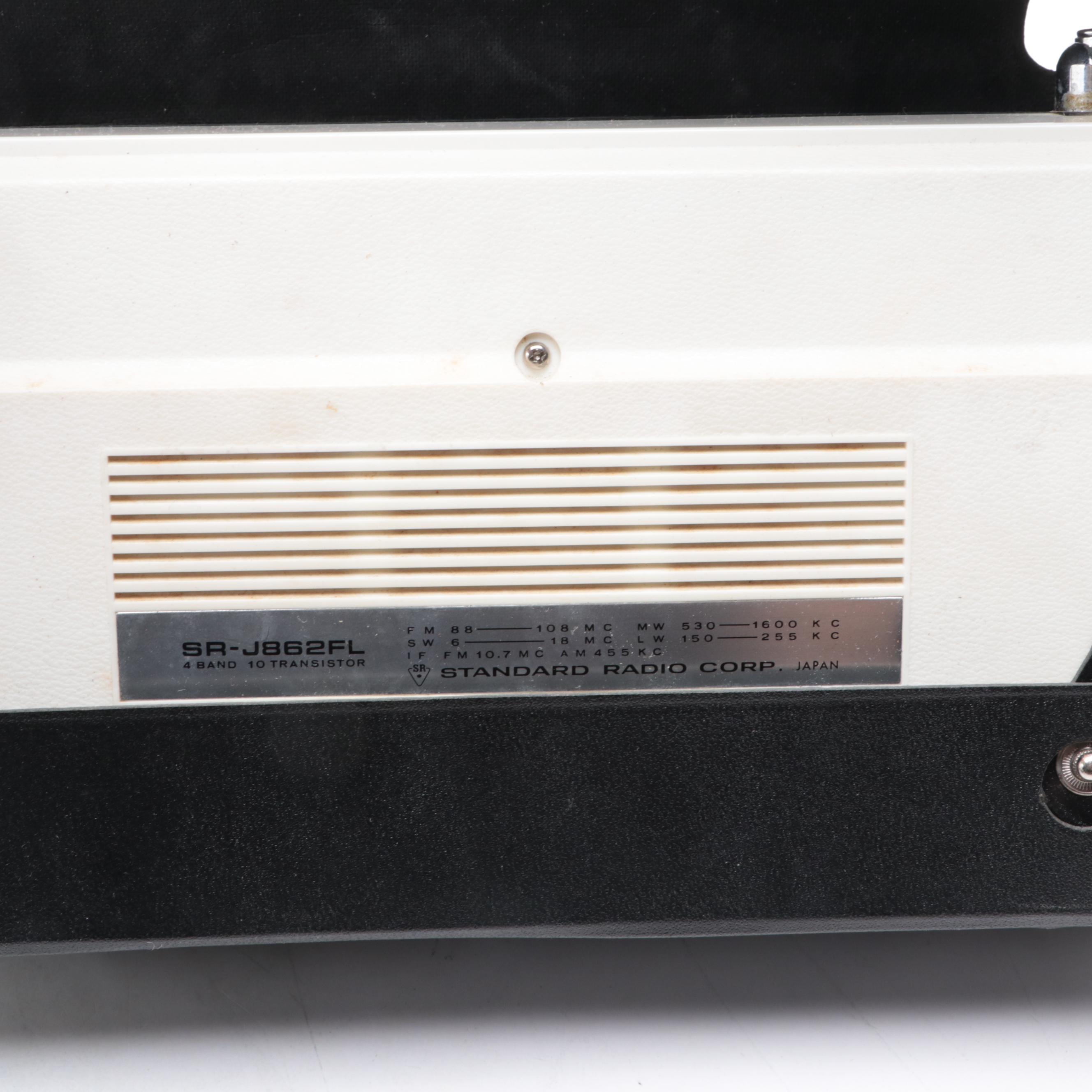 Standard Transistor Radio and Sony Walkman Cassette Player