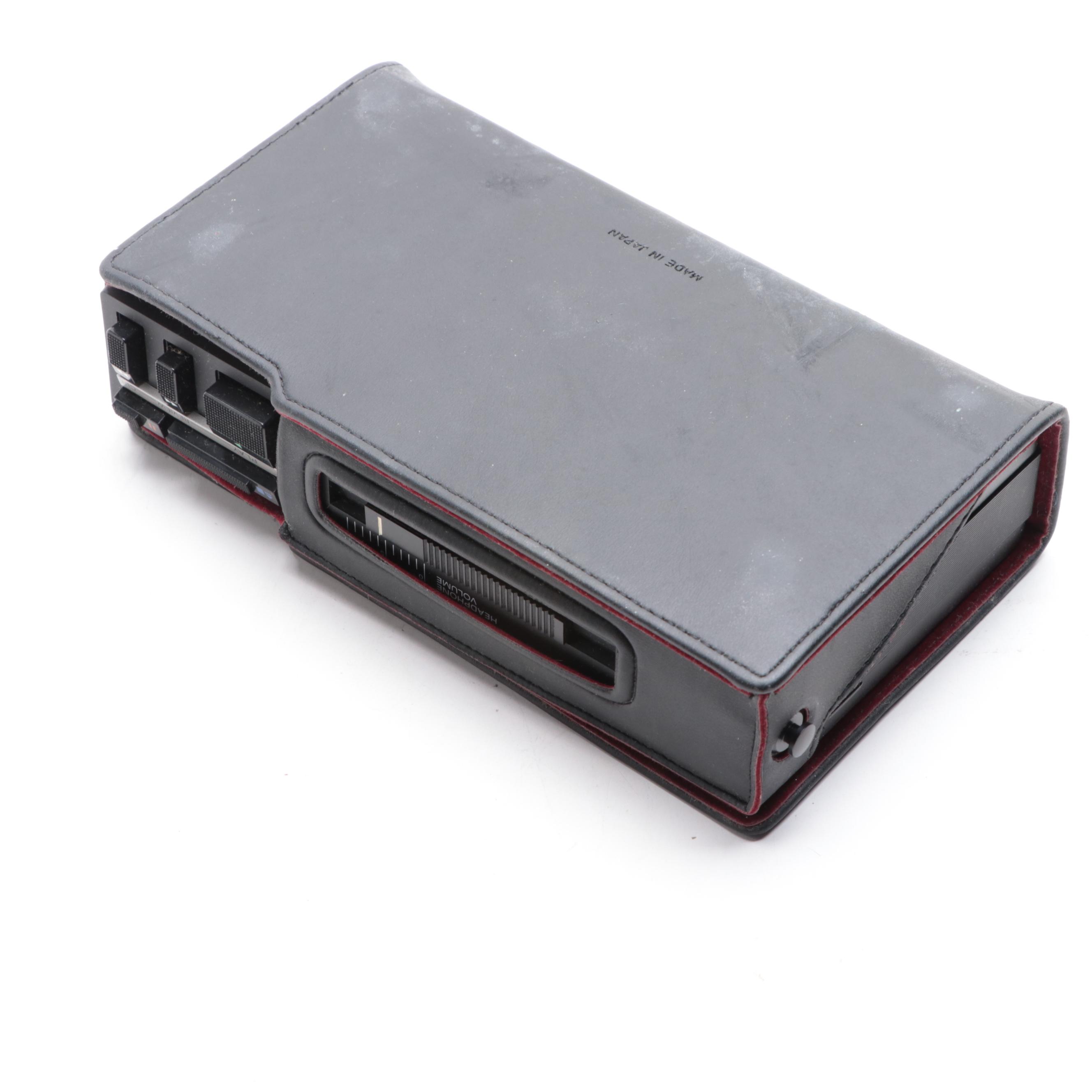 Standard Transistor Radio and Sony Walkman Cassette Player