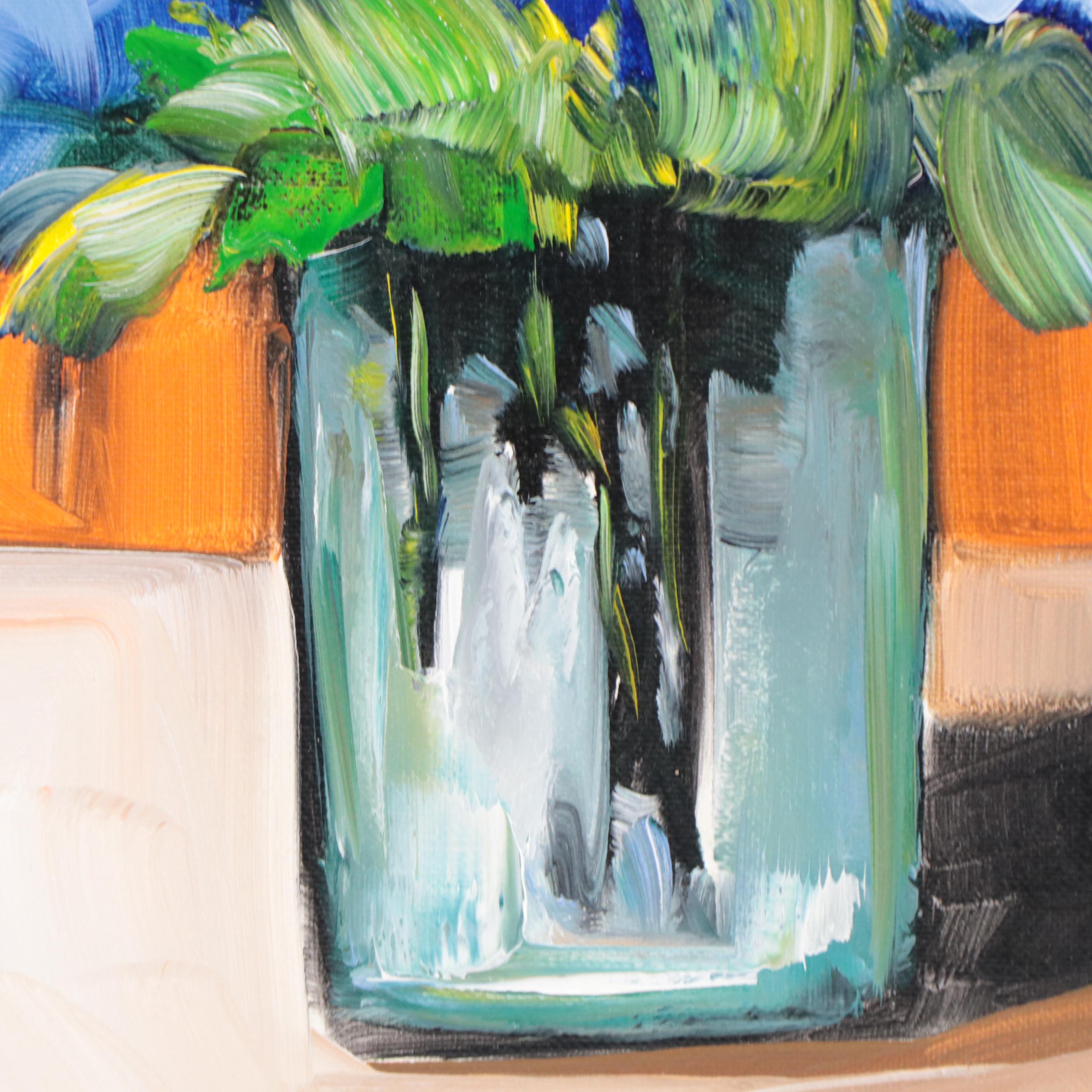 José M. Lima Floral Still Life Oil Painting, 2023