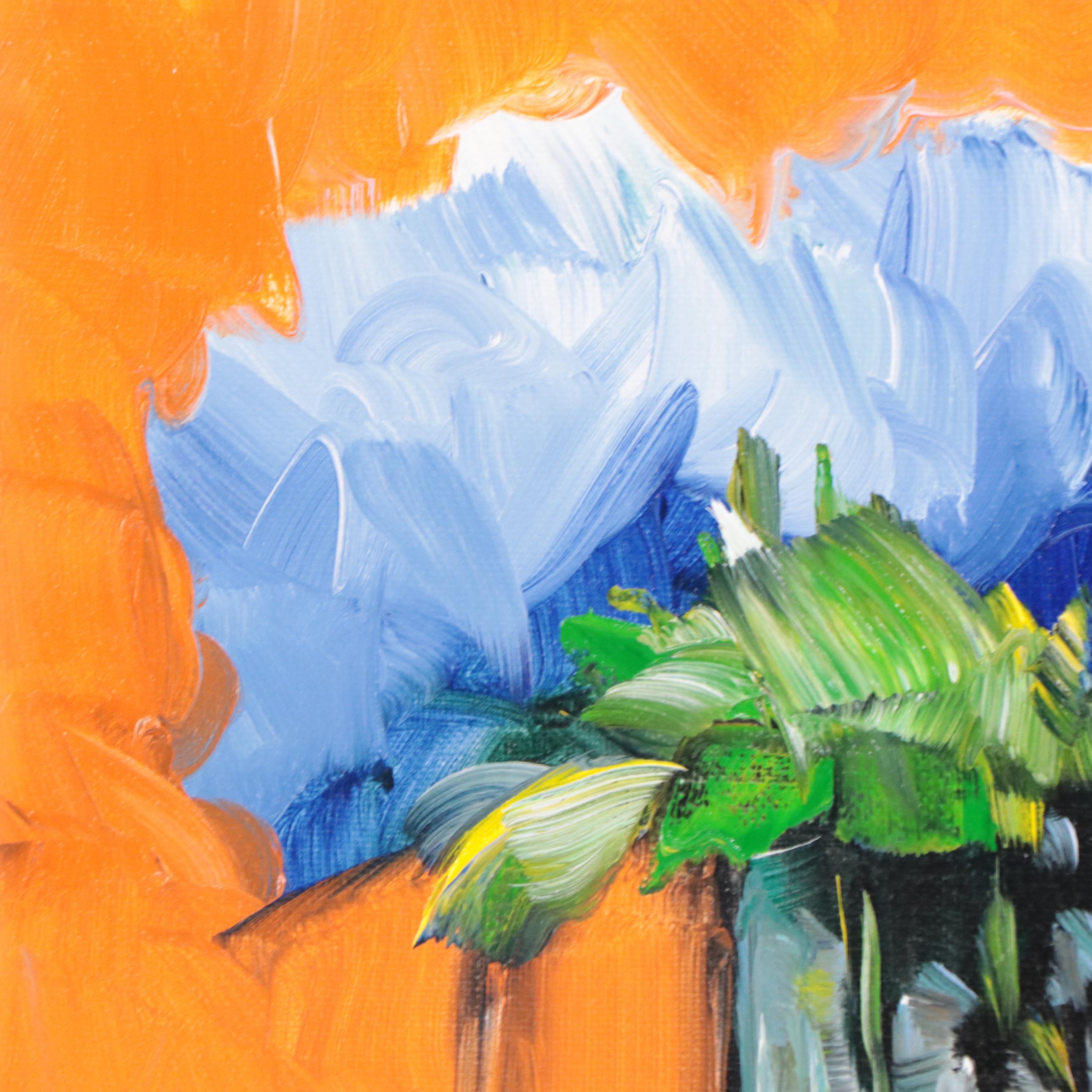 José M. Lima Floral Still Life Oil Painting, 2023