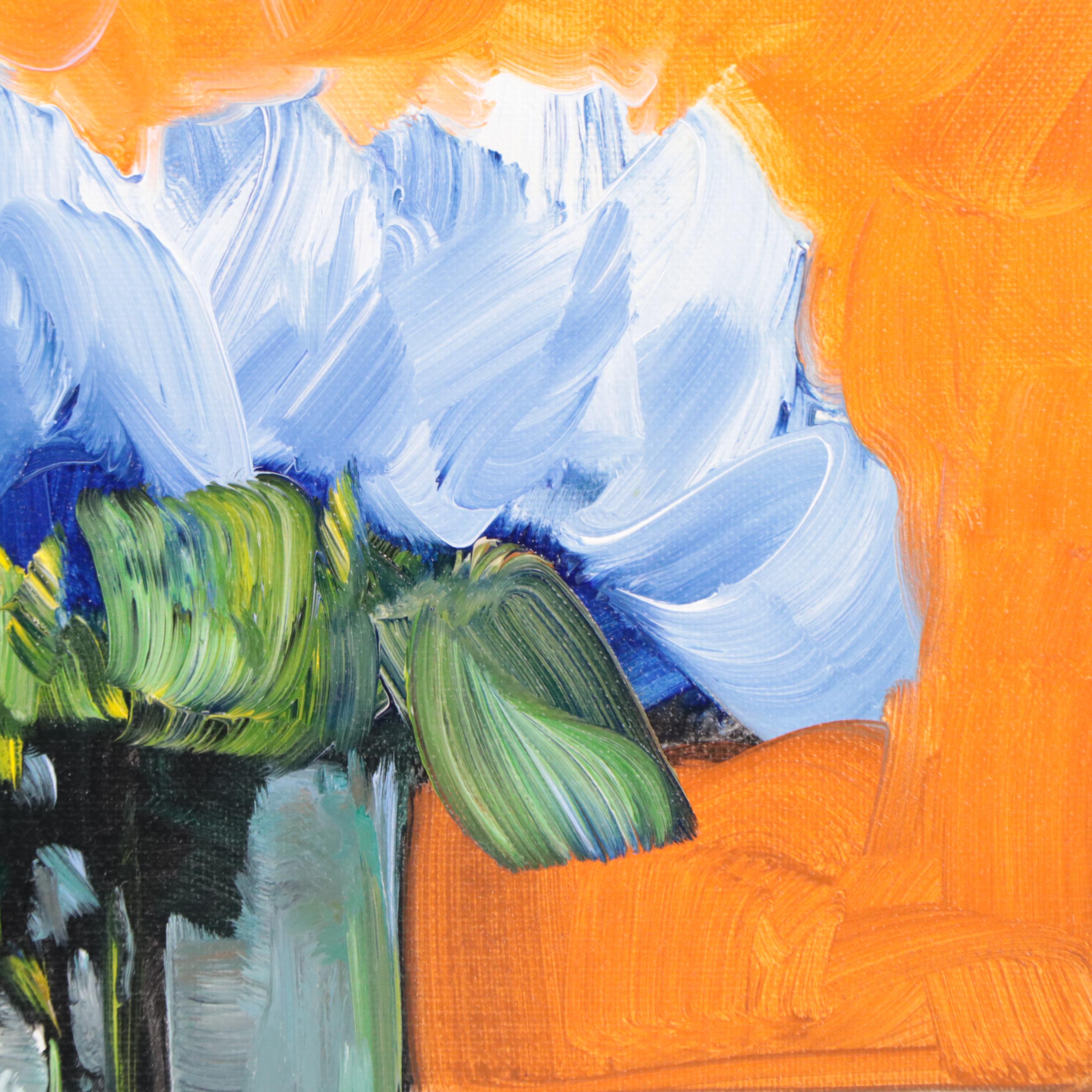 José M. Lima Floral Still Life Oil Painting, 2023