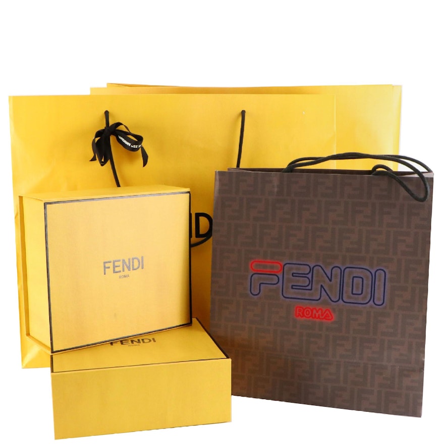 Fendi Retail Boxes and Packaging