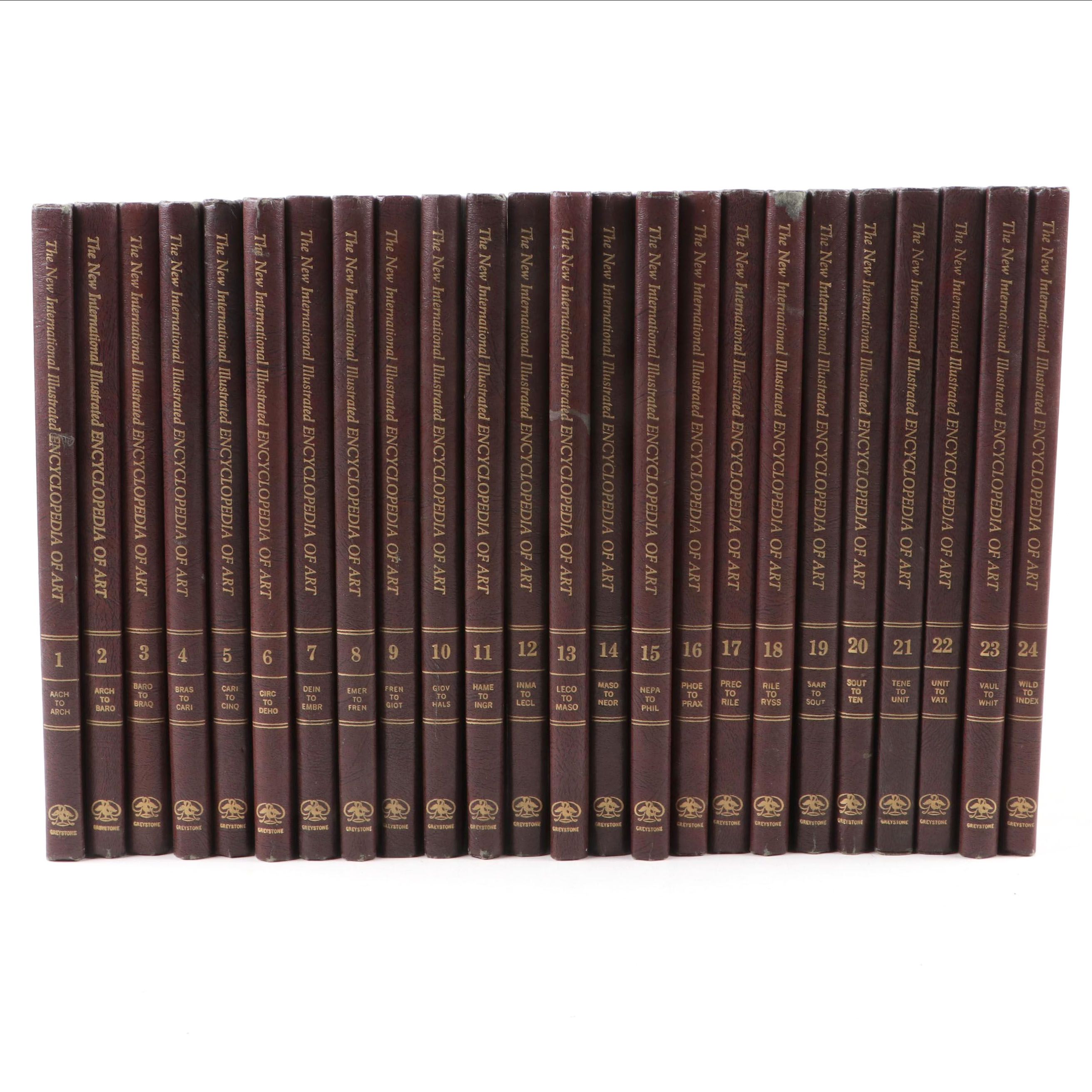 "The New International Illustrated Encyclopedia of Art" Twenty-Four Volume Set