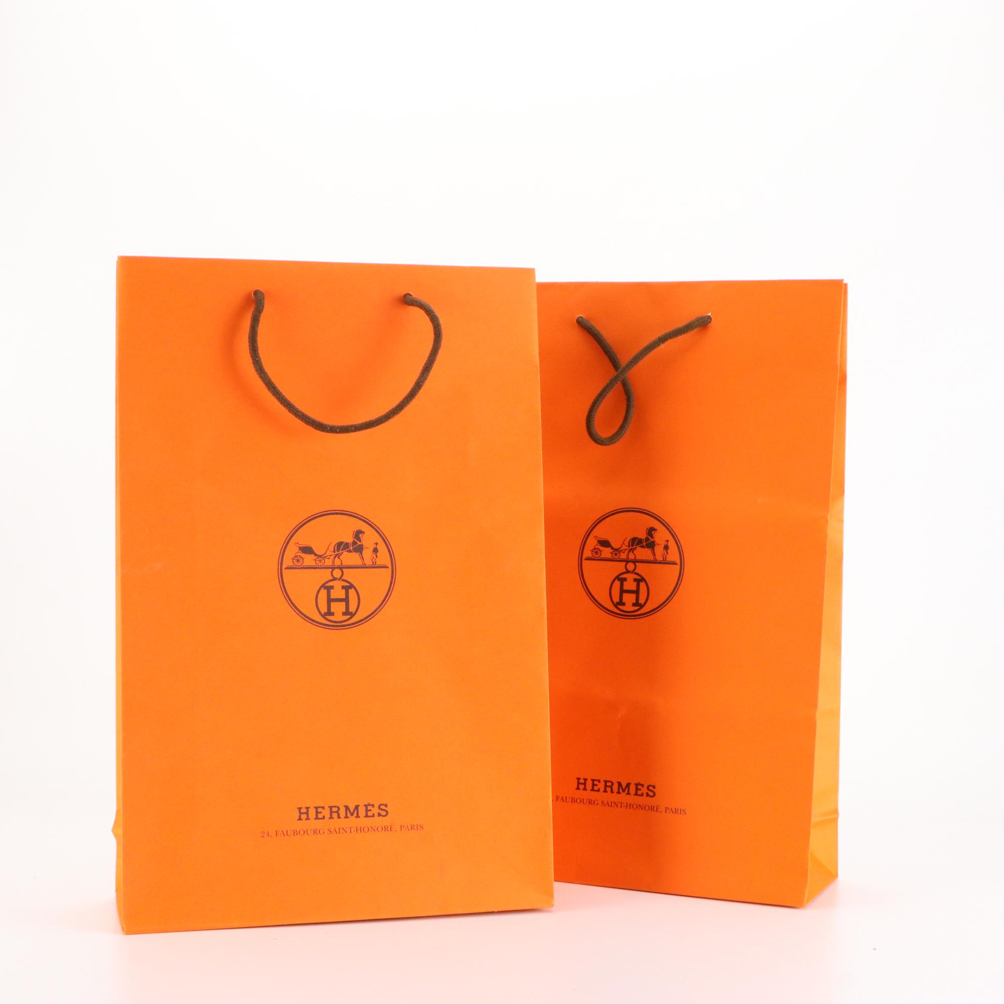 Hermès Retail Boxes, Dust Bags, and Packaging