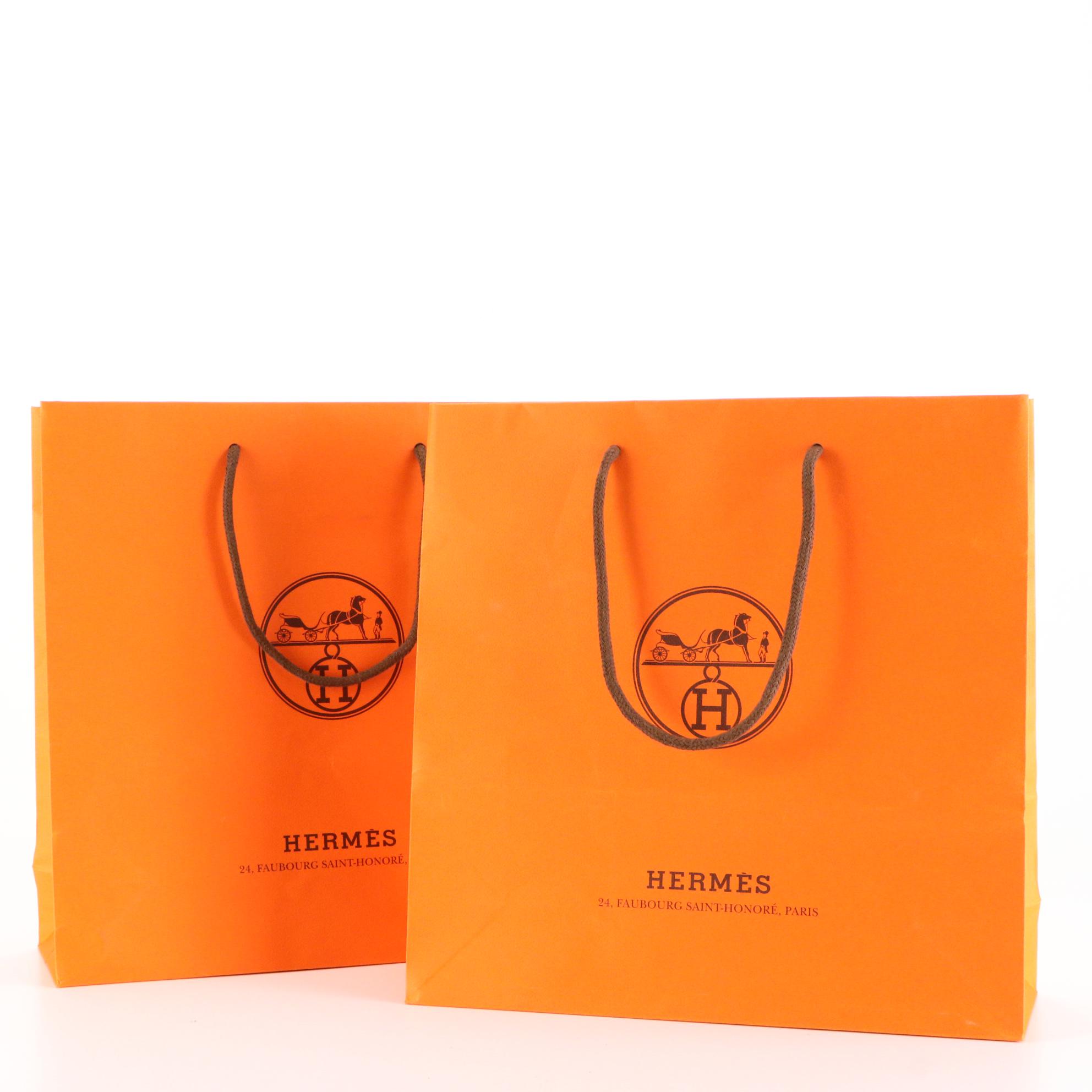 Hermès Retail Boxes, Dust Bags, and Packaging