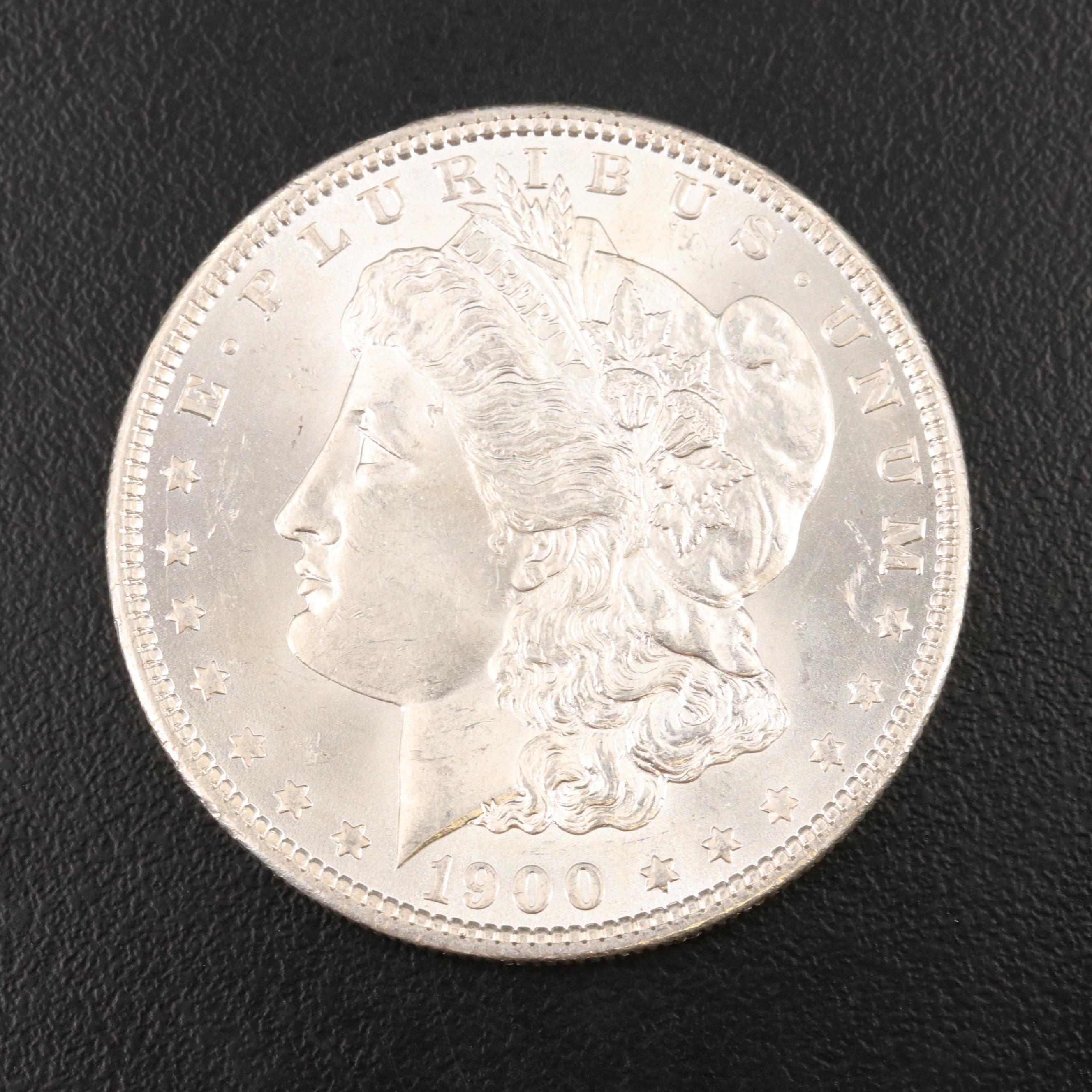 Uncirculated 1900-O Morgan Silver Dollar