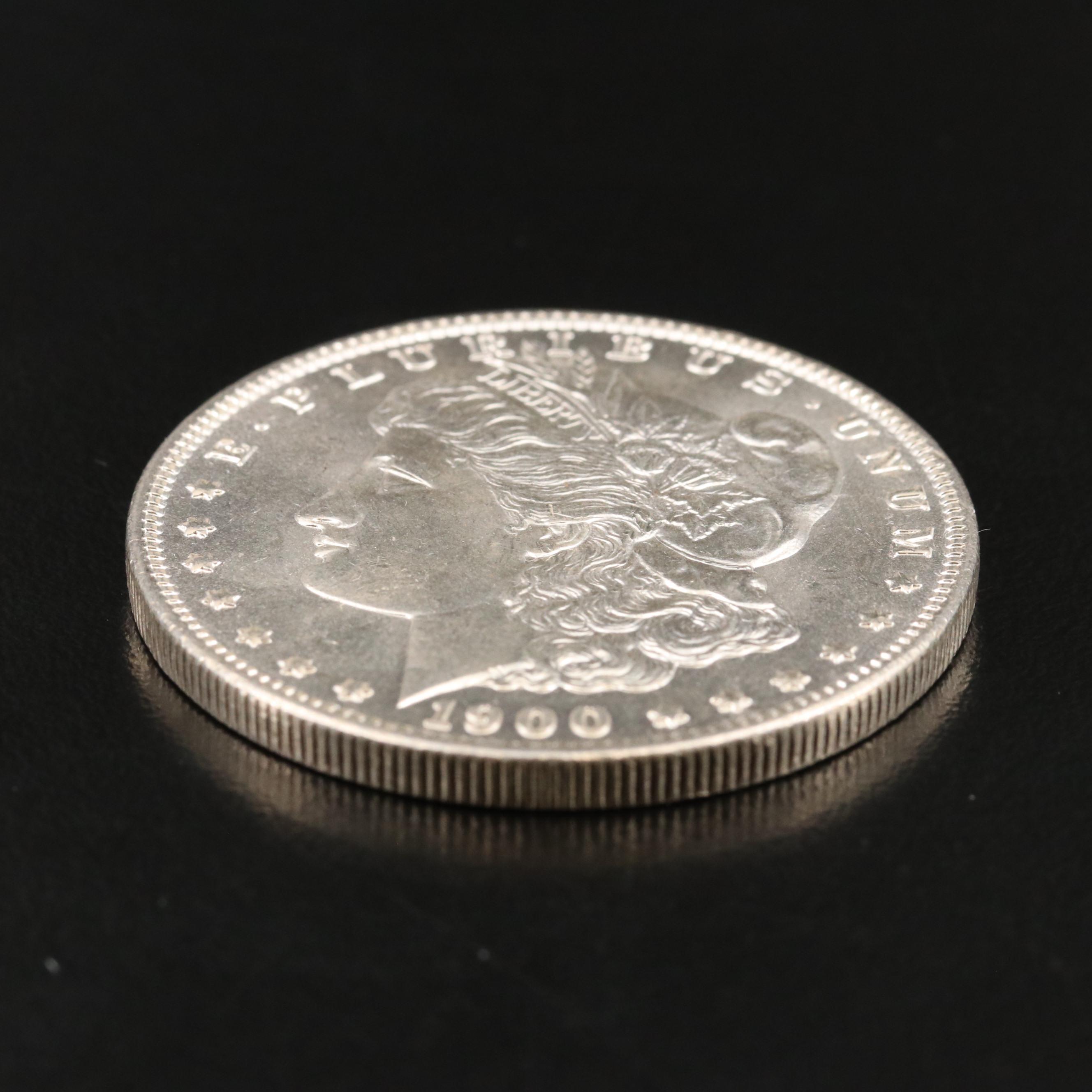 Uncirculated 1900-O Morgan Silver Dollar