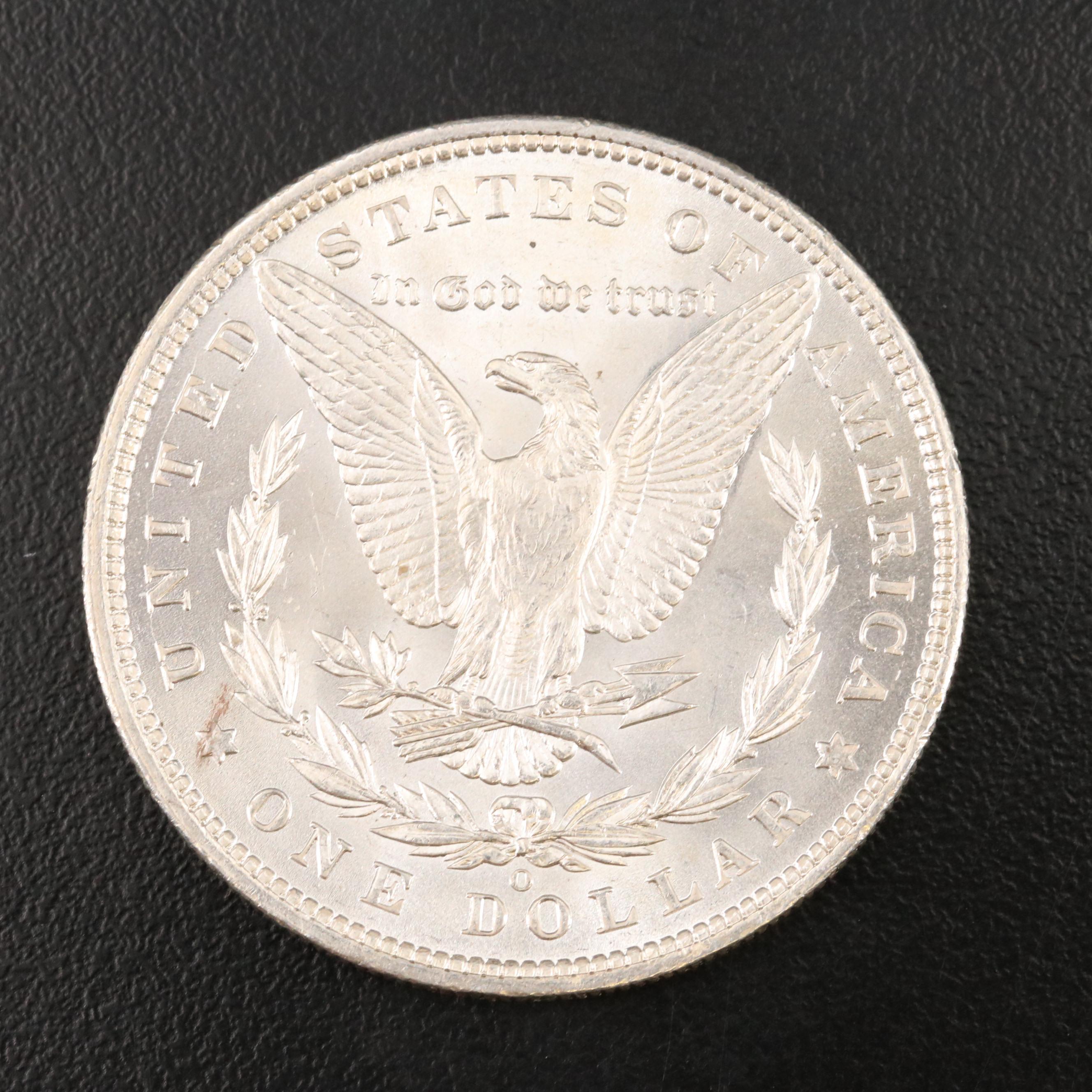 Uncirculated 1900-O Morgan Silver Dollar