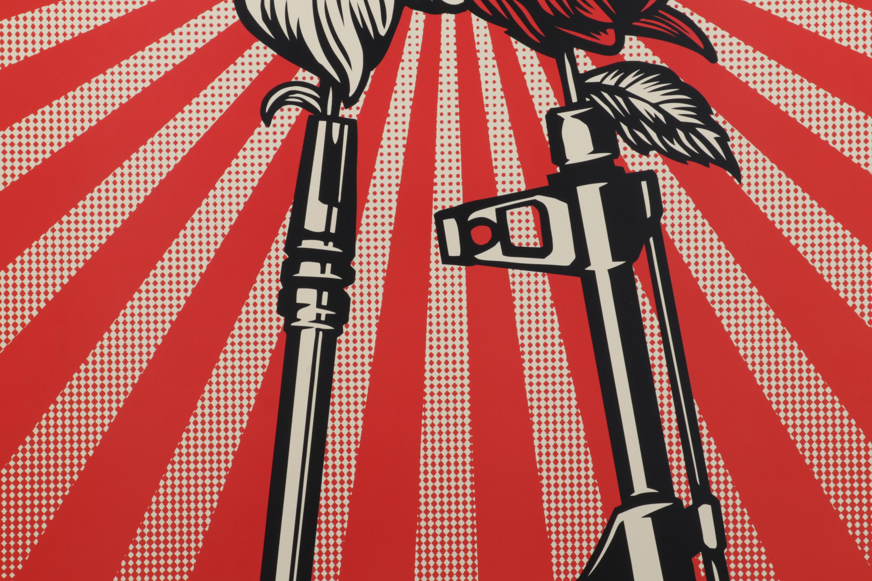 Gun Control Double-Sided Offset Lithograph Poster After Shepard Fairey