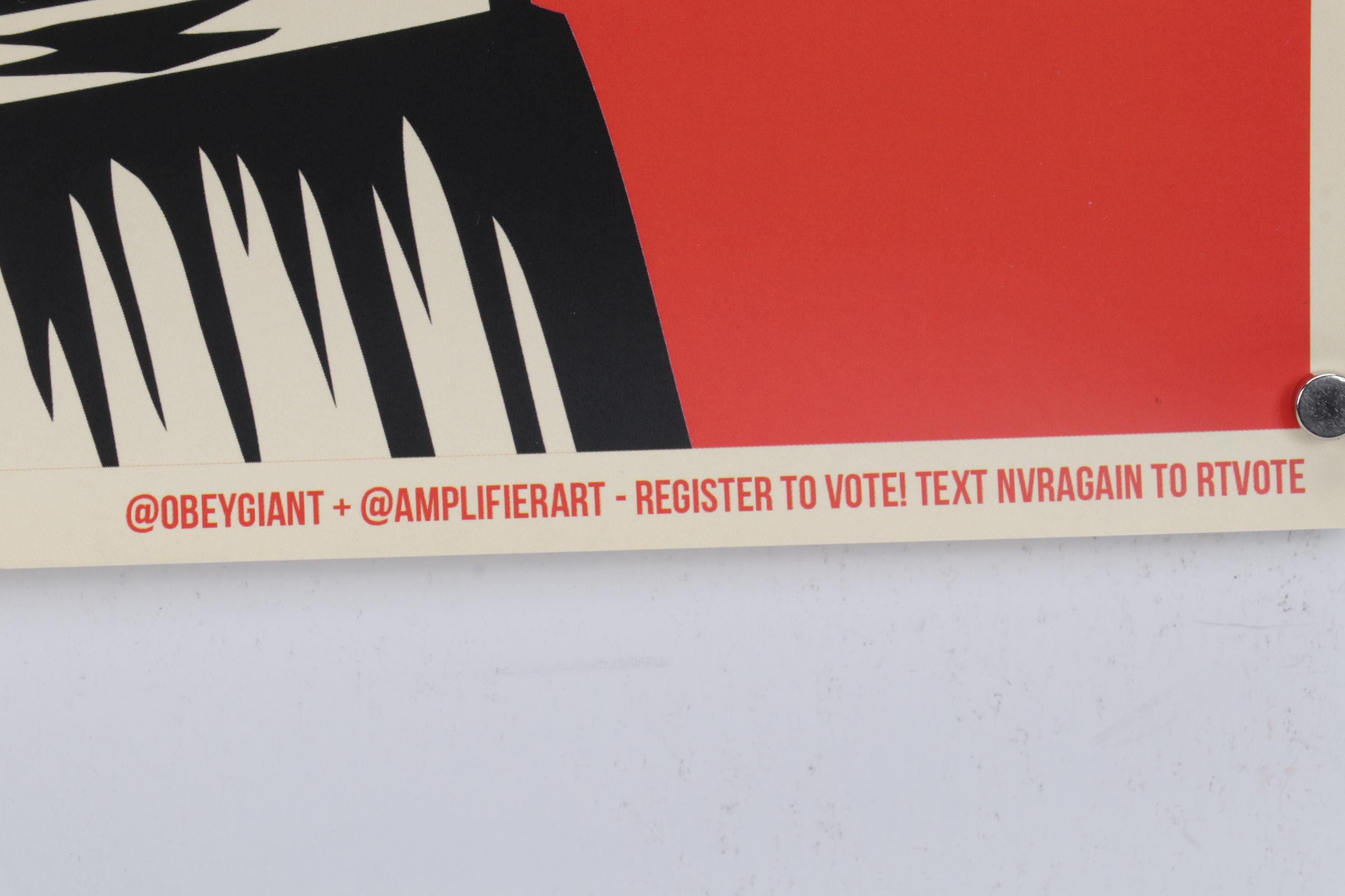 Gun Control Double-Sided Offset Lithograph Poster After Shepard Fairey