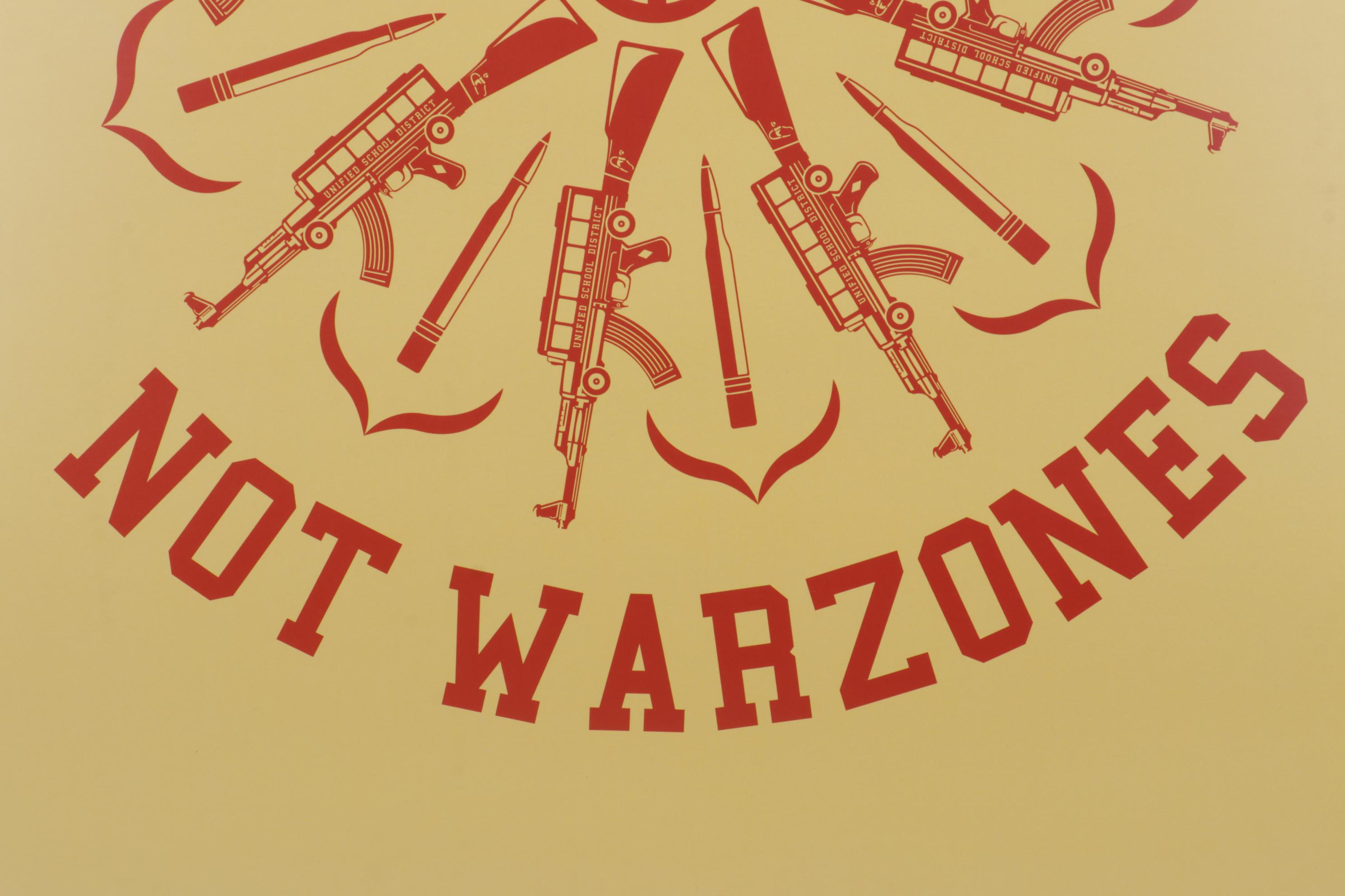 Gun Control Double-Sided Offset Lithograph Poster After Shepard Fairey