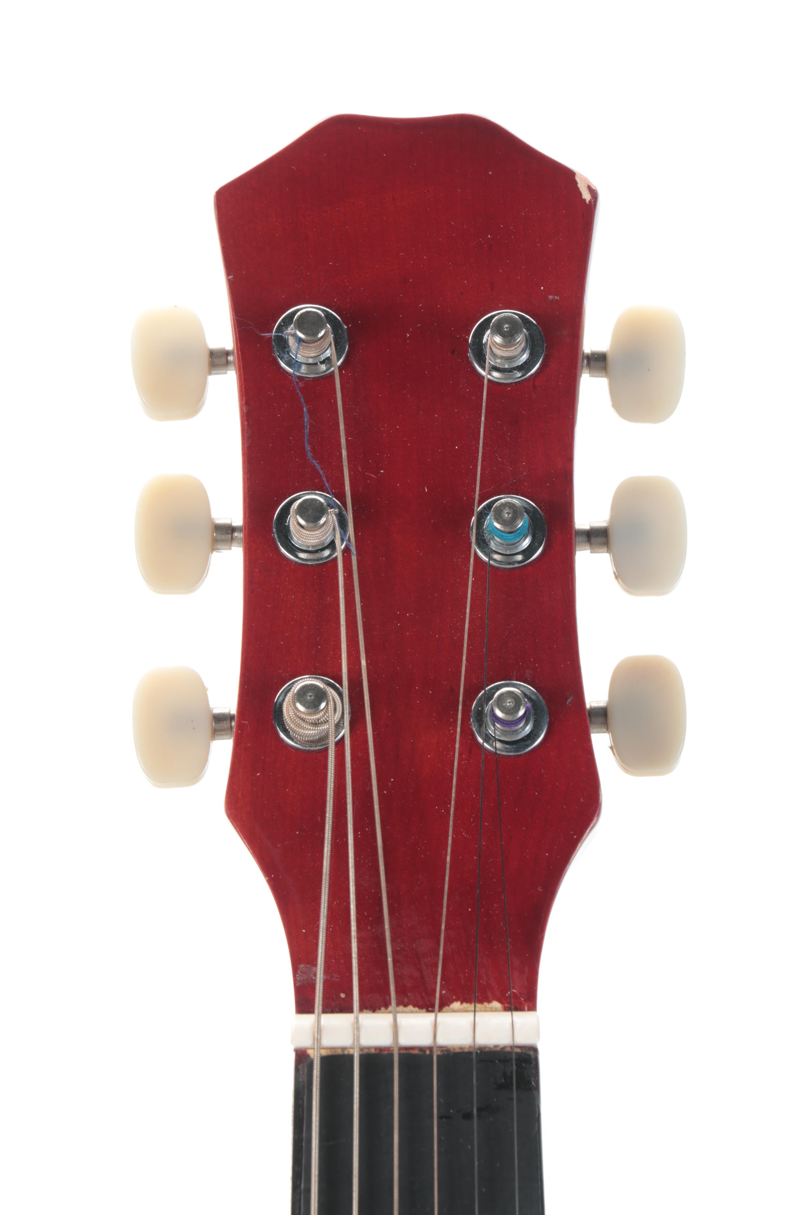 Willie Nelson Decal-Signed Cutaway Acoustic Guitar with PSA Certification