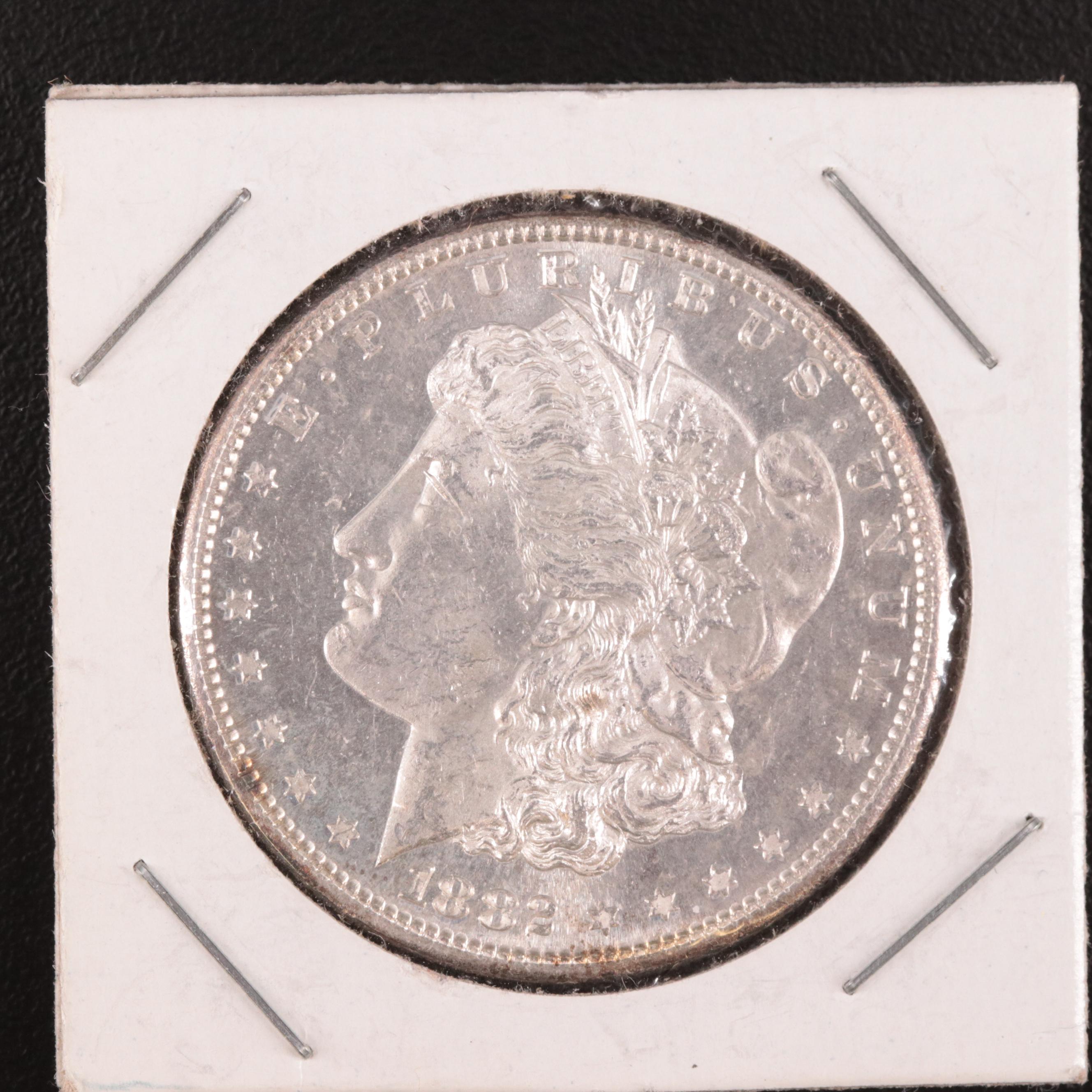 Uncirculated 1882-S Morgan Silver Dollar