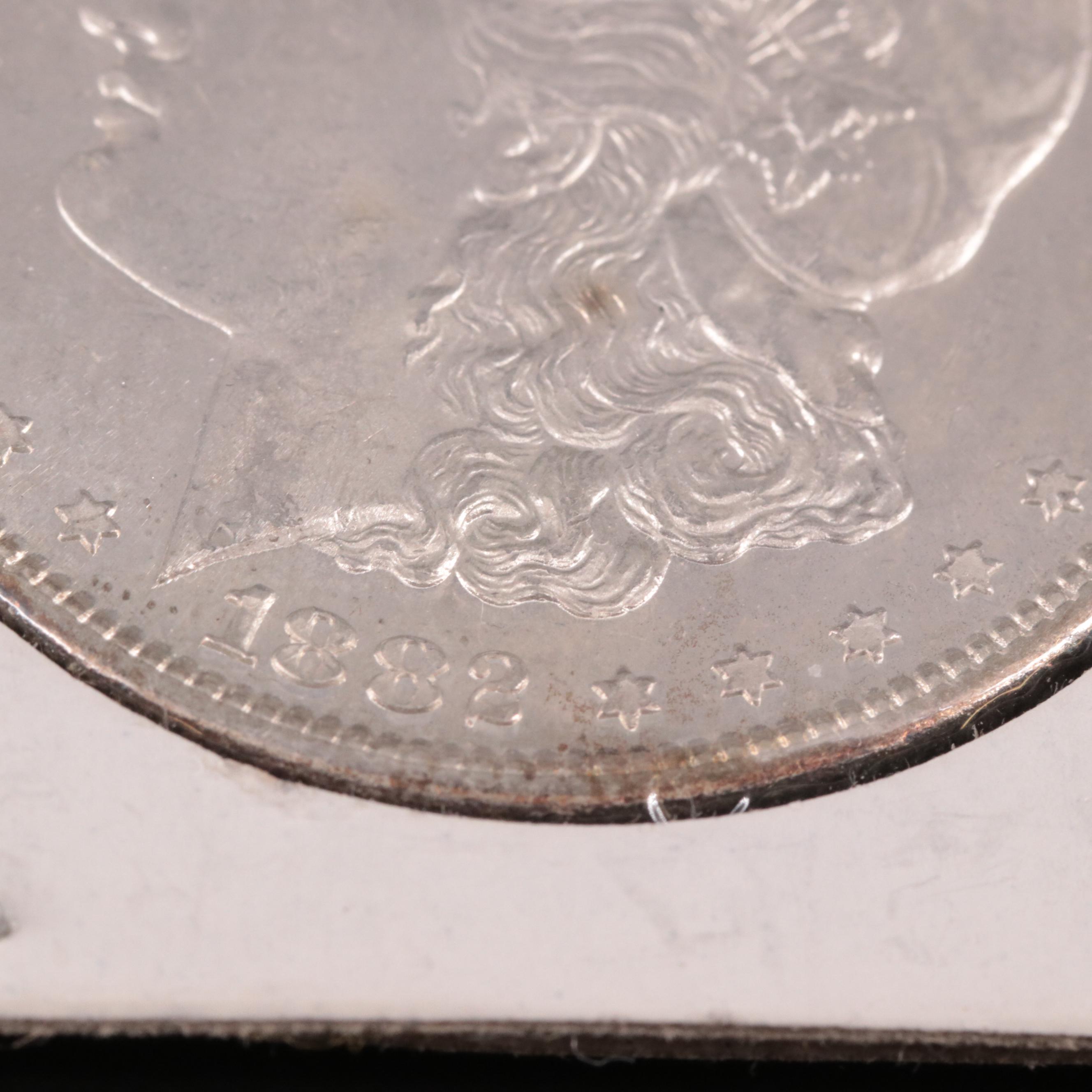 Uncirculated 1882-S Morgan Silver Dollar