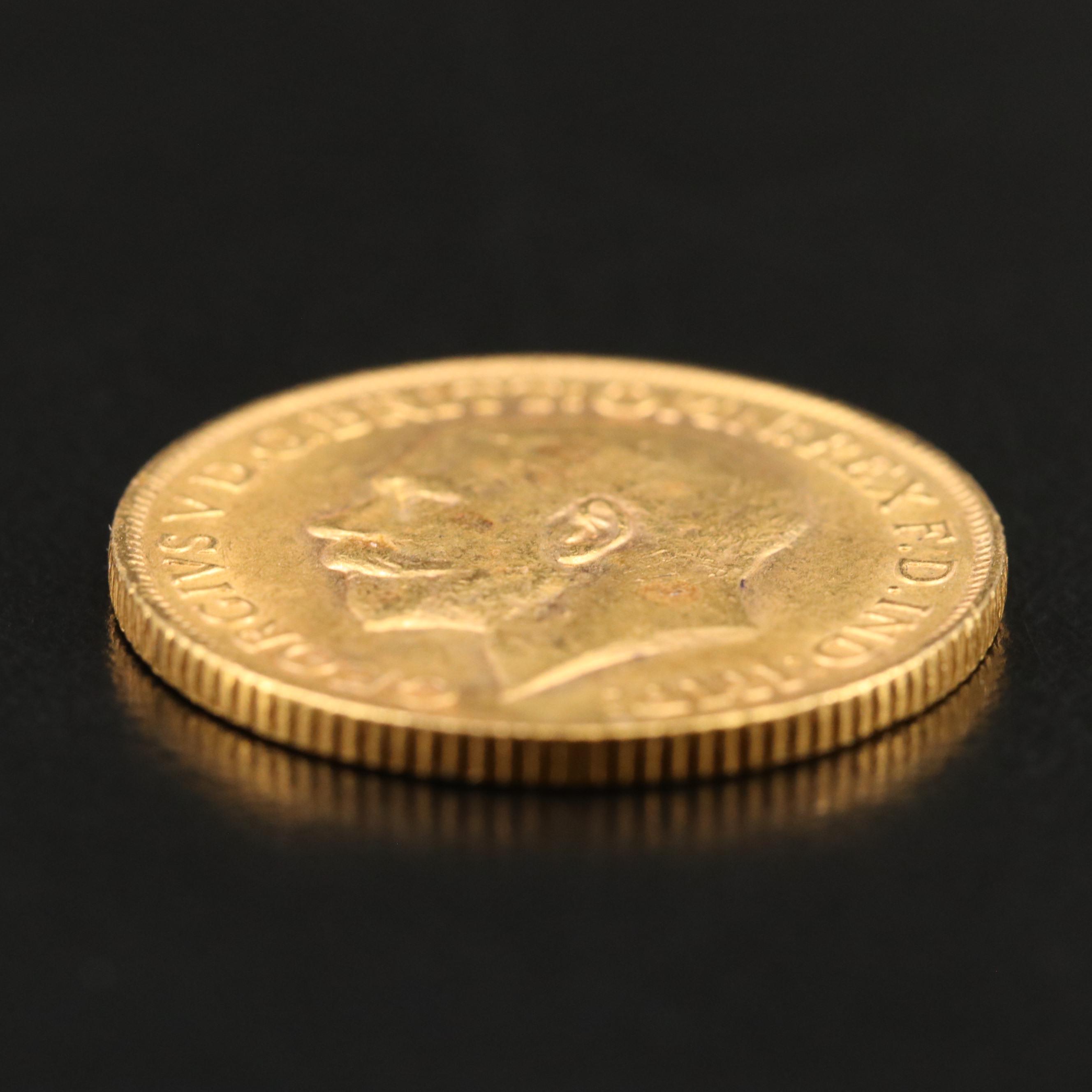 1914 British Gold Sovereign