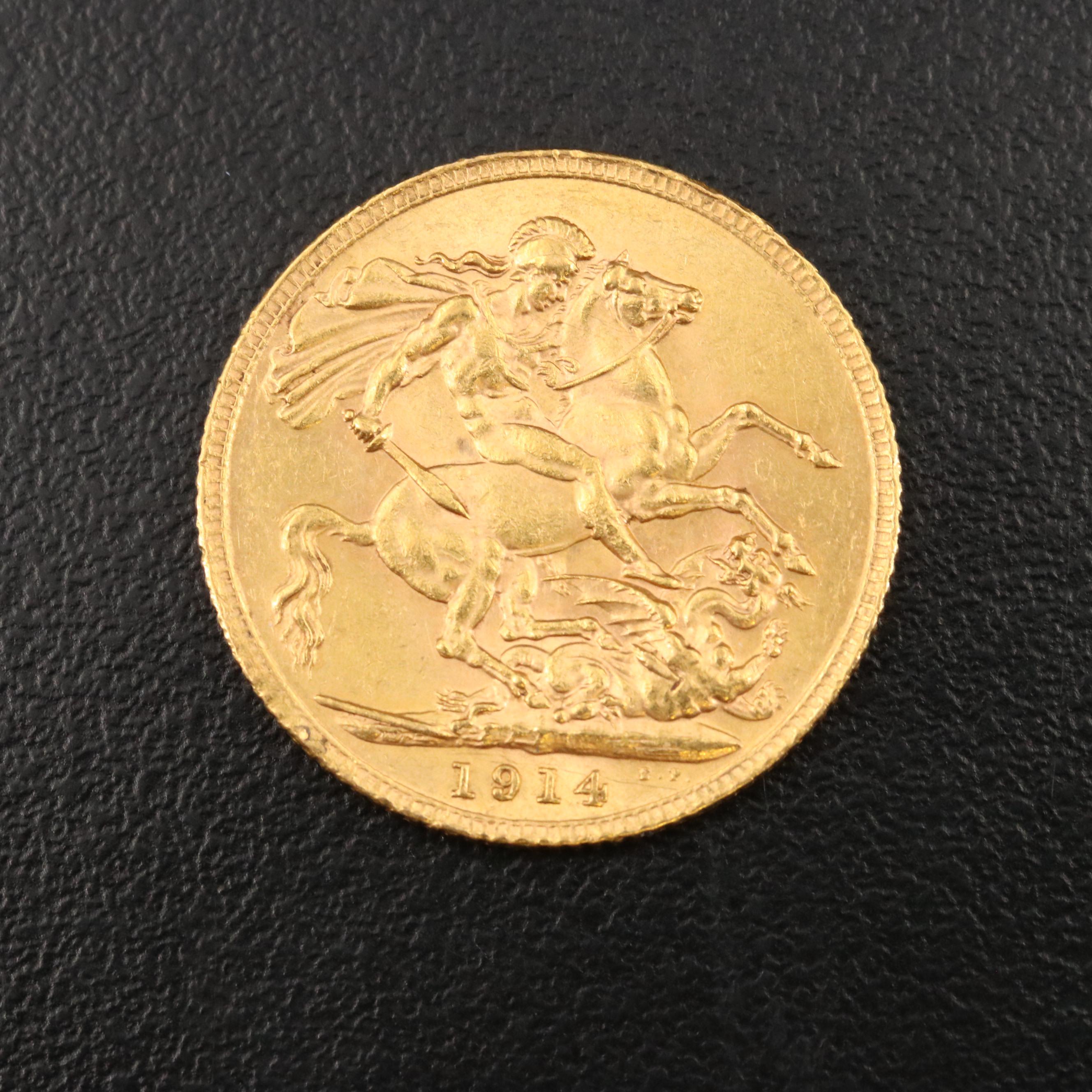 1914 British Gold Sovereign