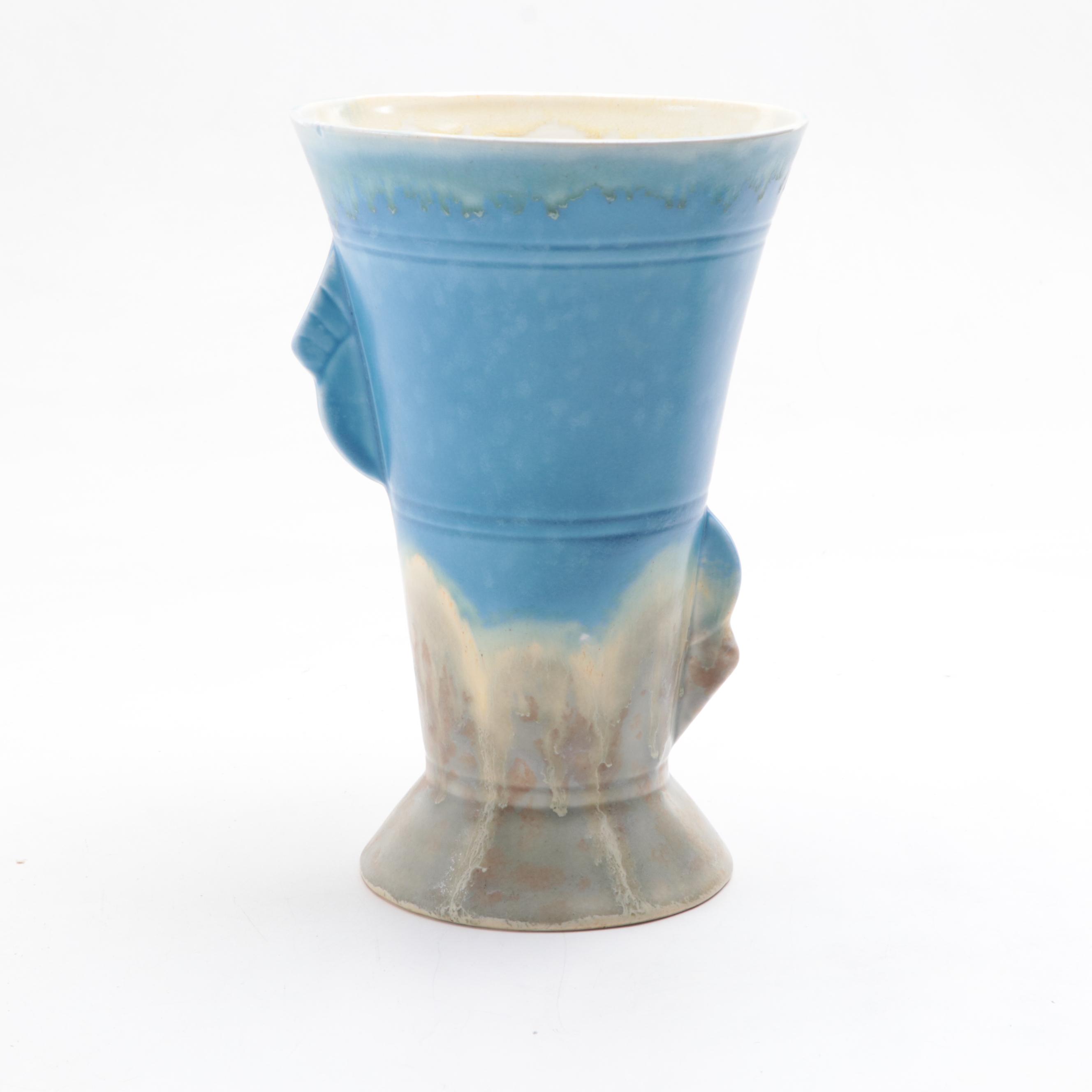 Beswick Pottery Art Deco Vase with Sylvac Pottery Cactus Planter