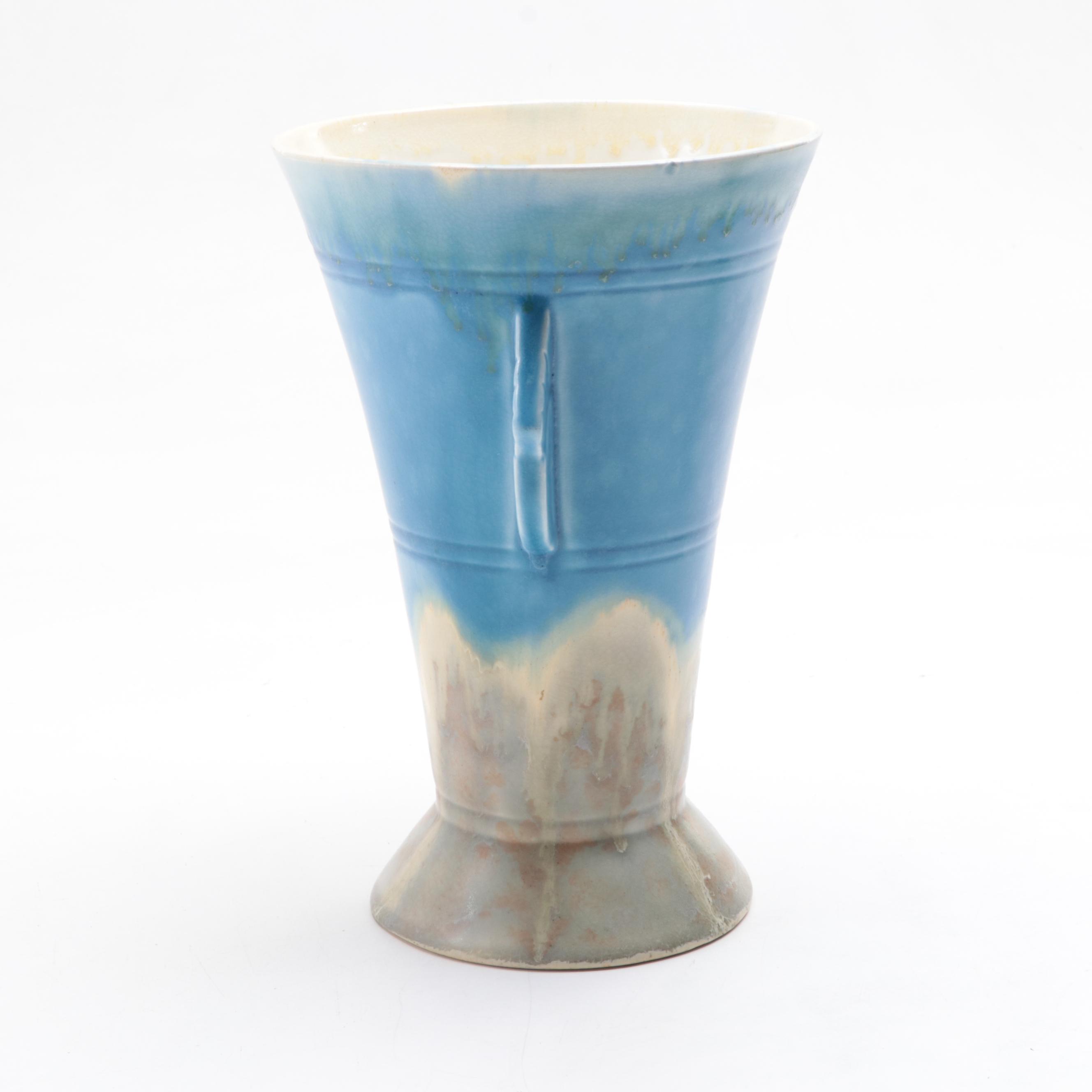 Beswick Pottery Art Deco Vase with Sylvac Pottery Cactus Planter