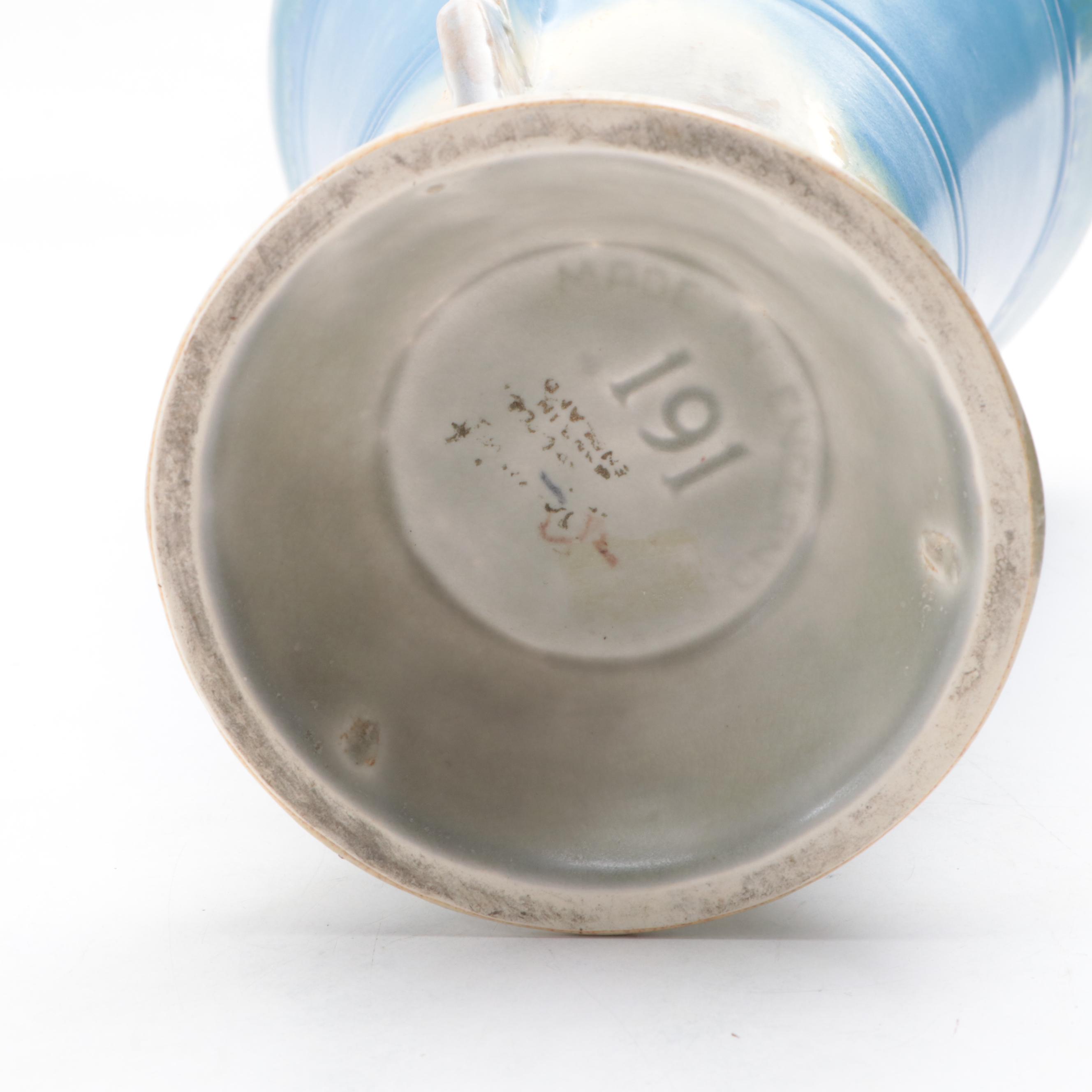 Beswick Pottery Art Deco Vase with Sylvac Pottery Cactus Planter