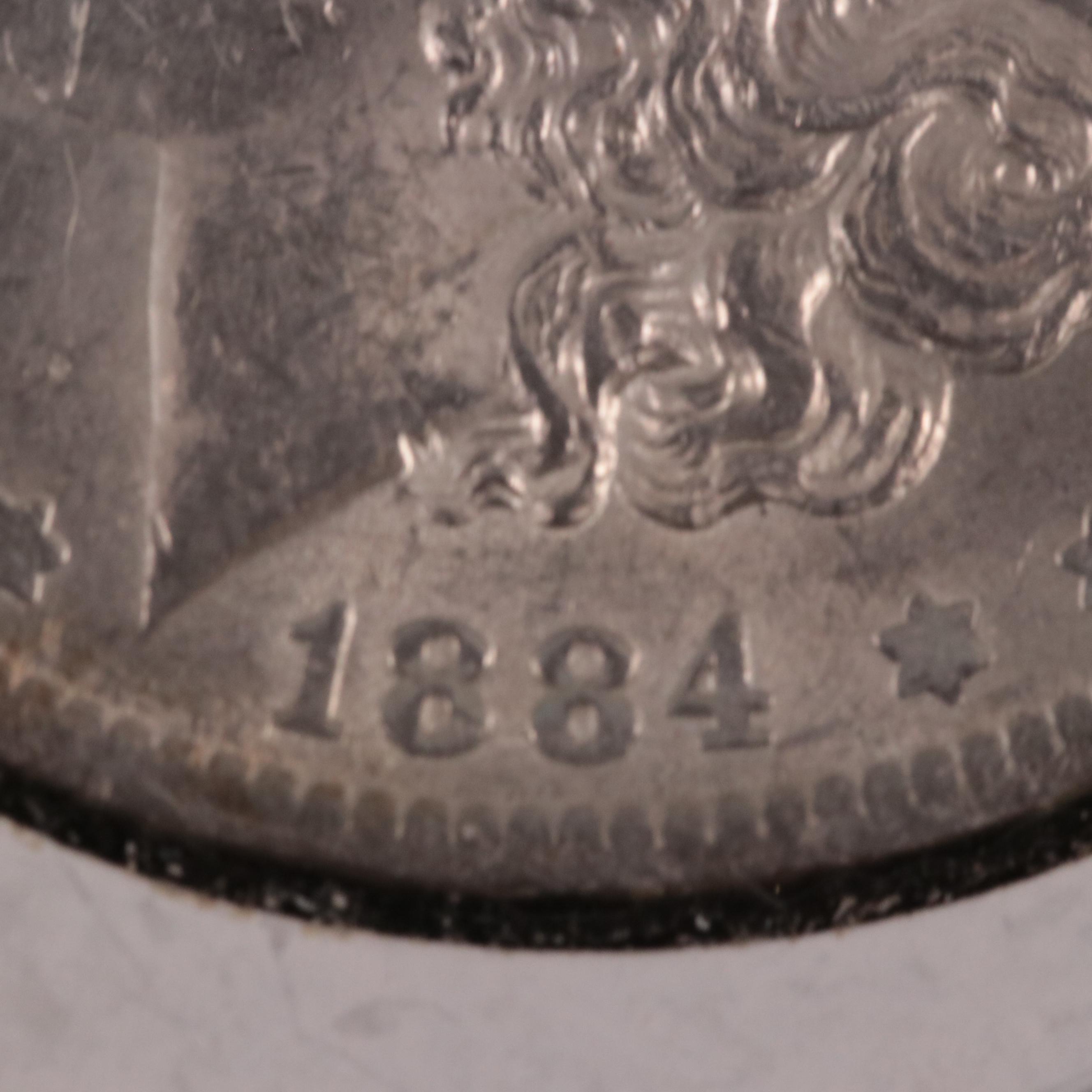 1884-O Morgan Silver Dollar