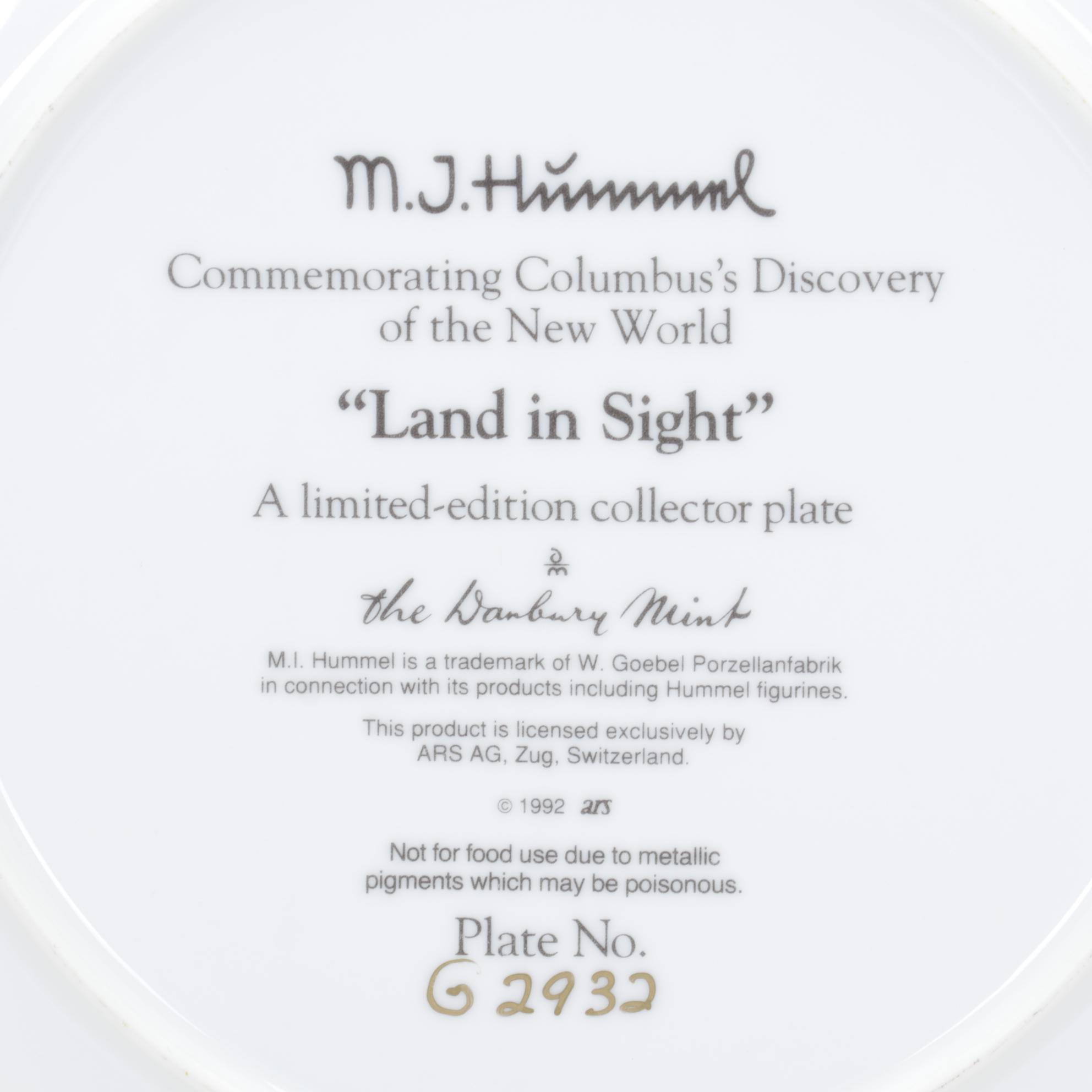 Goebel Hummel Collector Plates, Plaque, and Reference Books, Late 20th Century