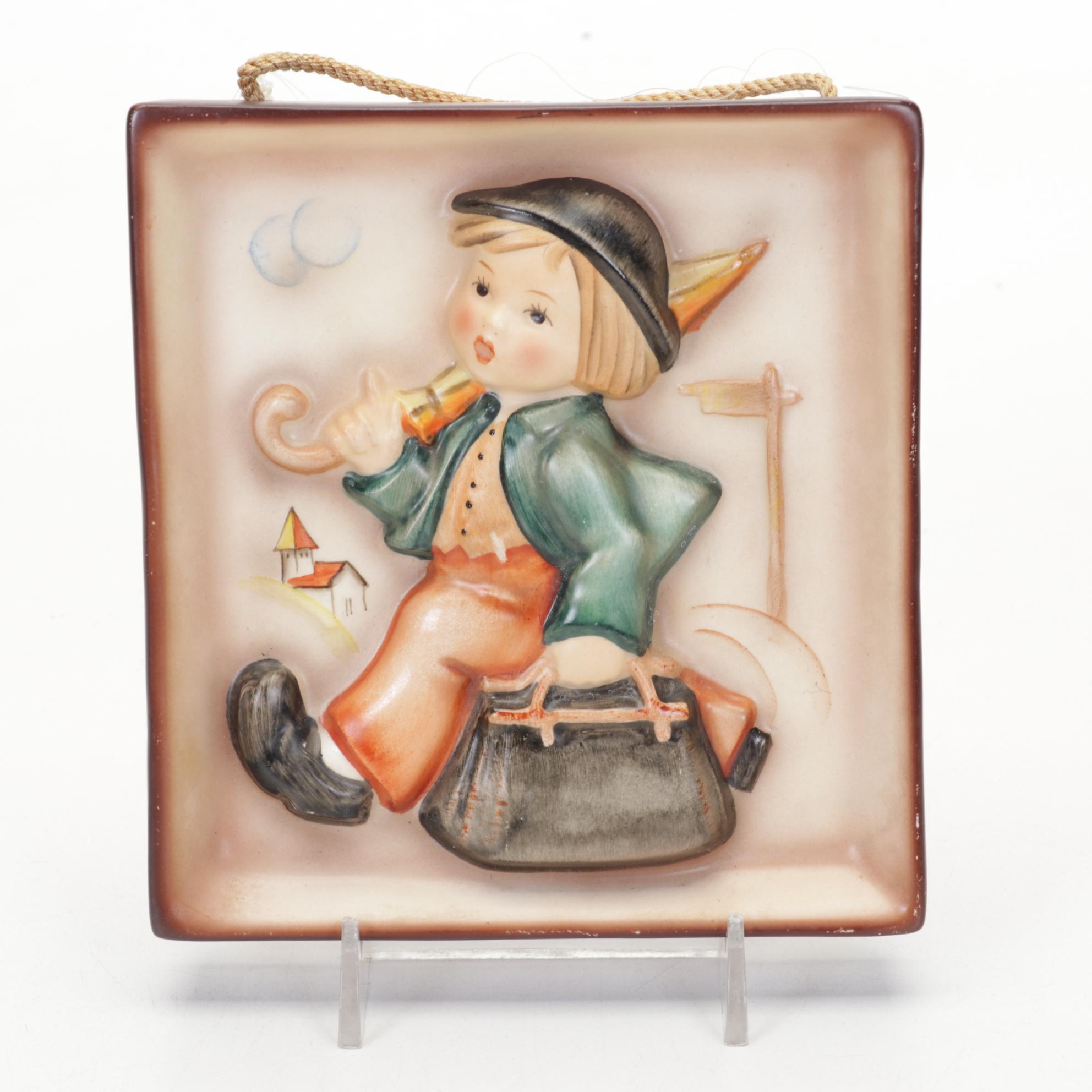 Goebel Hummel Collector Plates, Plaque, and Reference Books, Late 20th Century