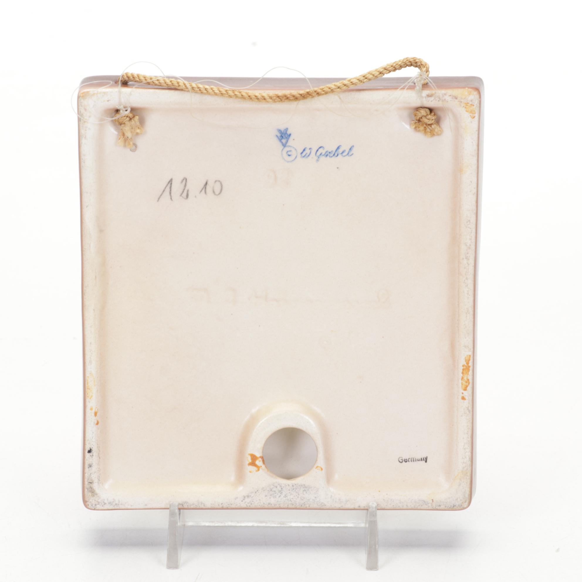 Goebel Hummel Collector Plates, Plaque, and Reference Books, Late 20th Century