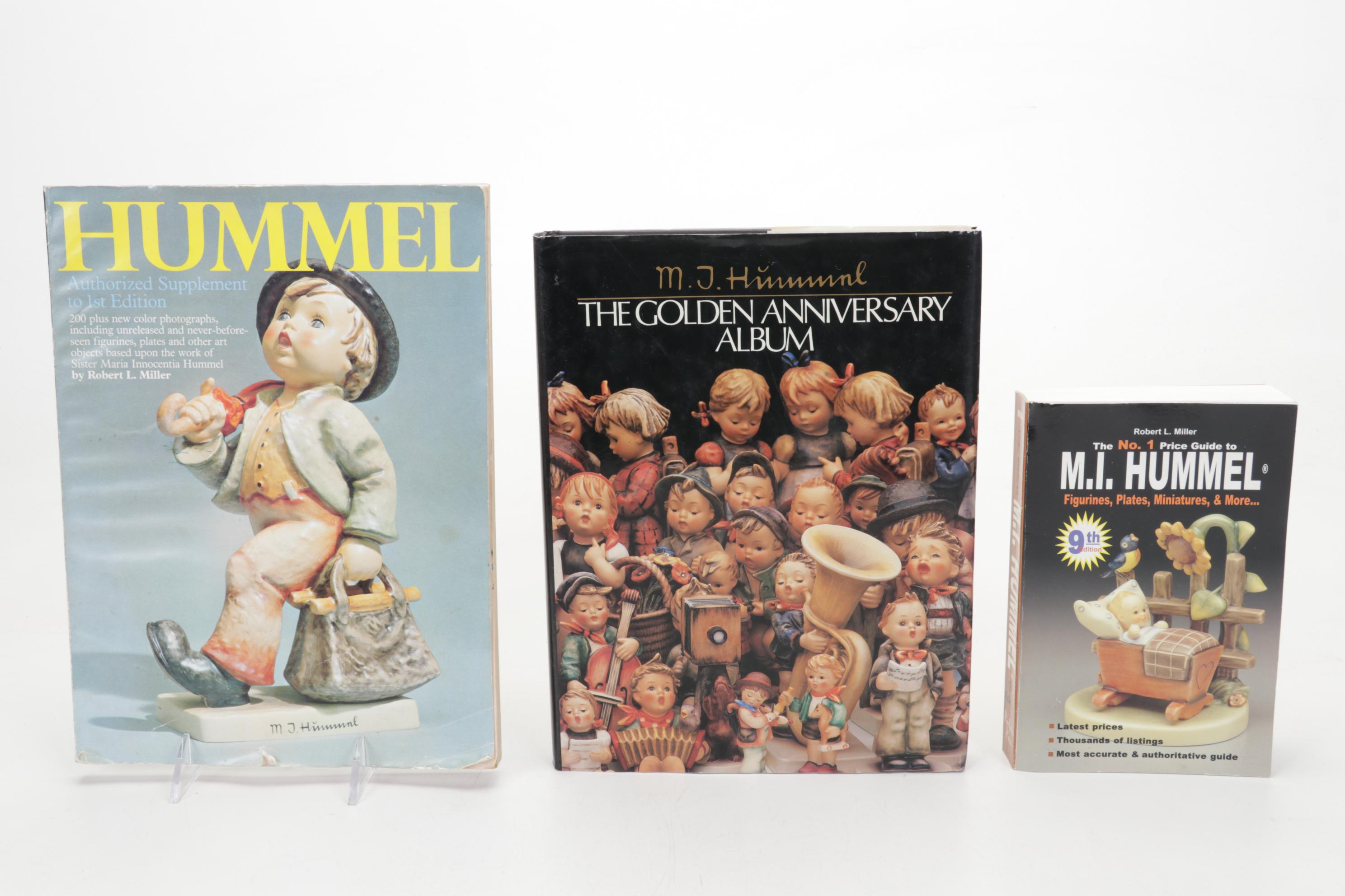 Goebel Hummel Collector Plates, Plaque, and Reference Books, Late 20th Century