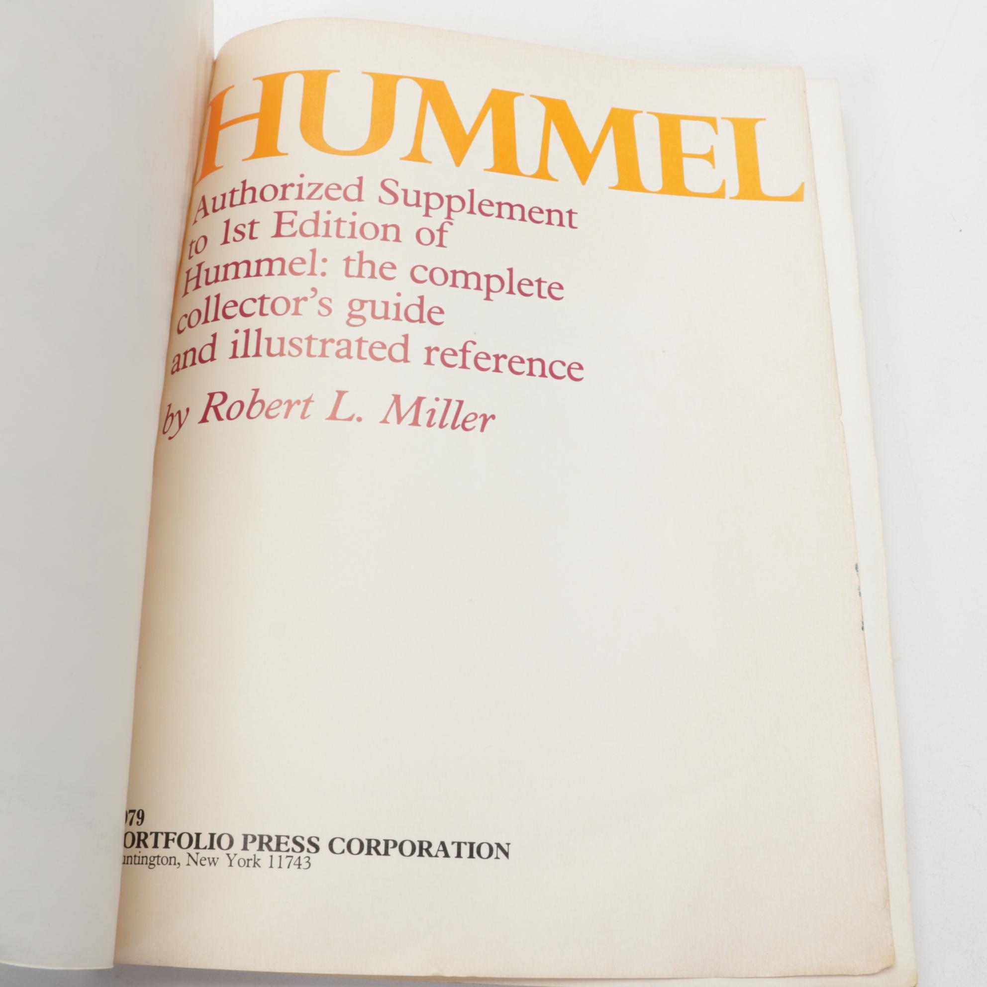 Goebel Hummel Collector Plates, Plaque, and Reference Books, Late 20th Century