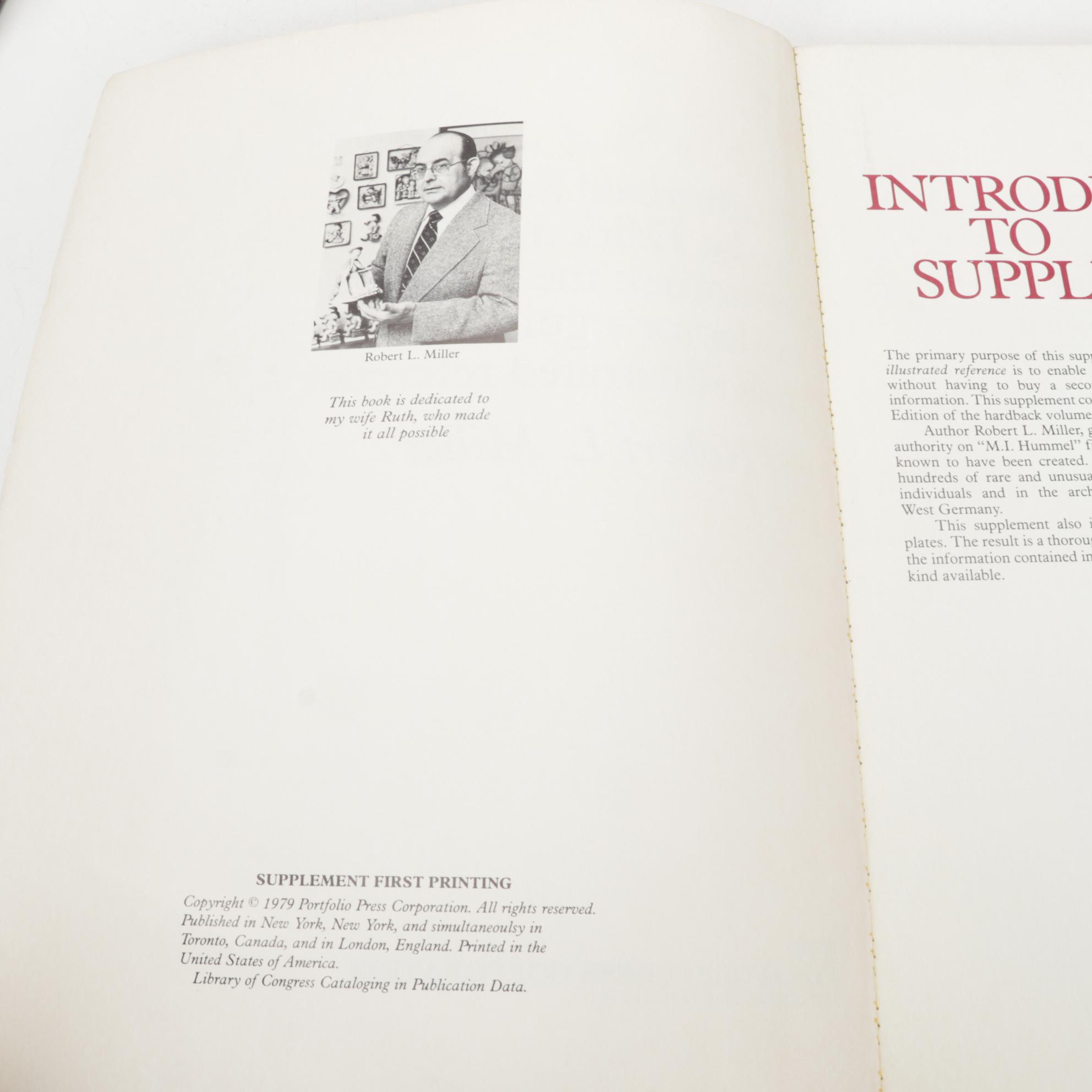 Goebel Hummel Collector Plates, Plaque, and Reference Books, Late 20th Century