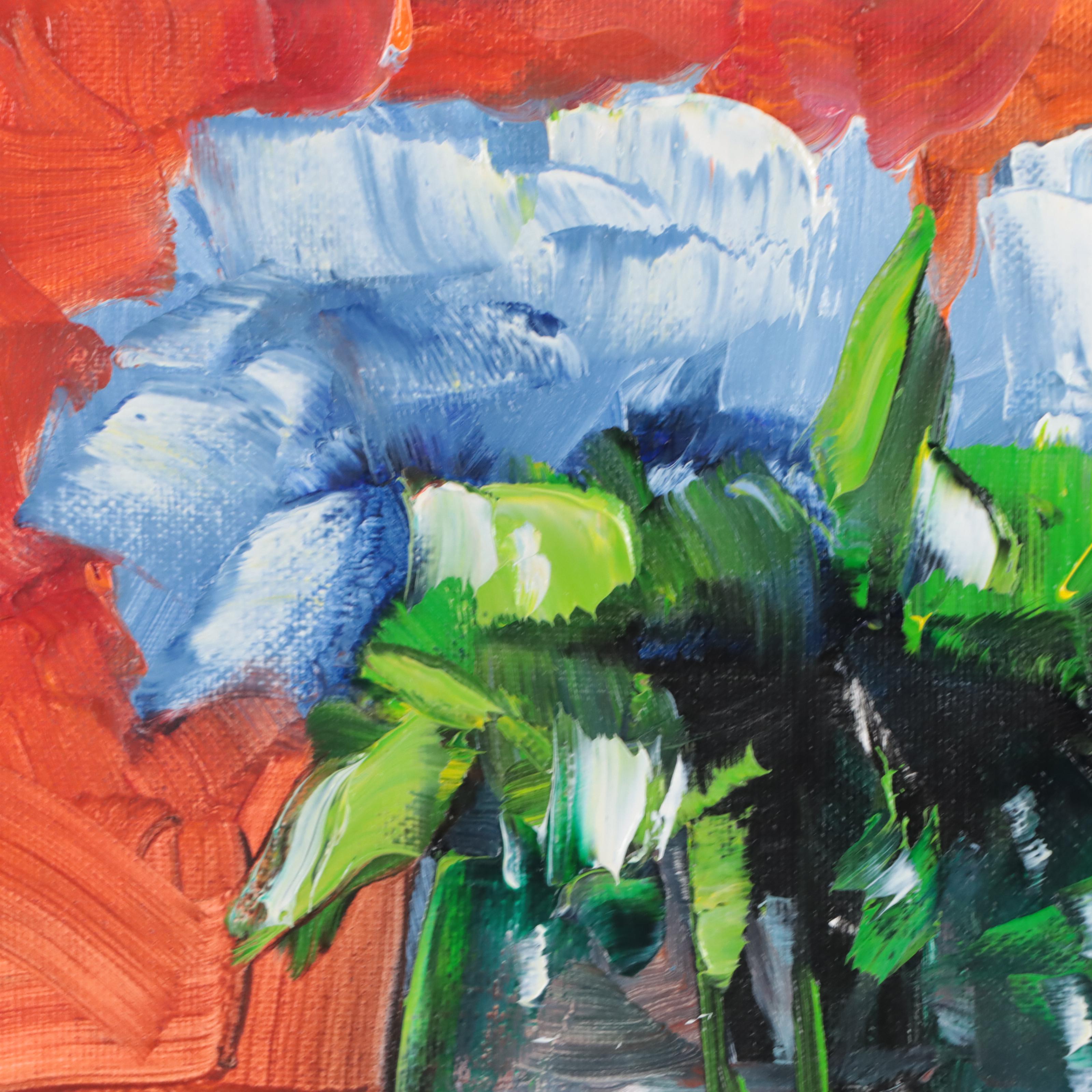 José M. Lima Floral Still Life Oil Painting, 2023