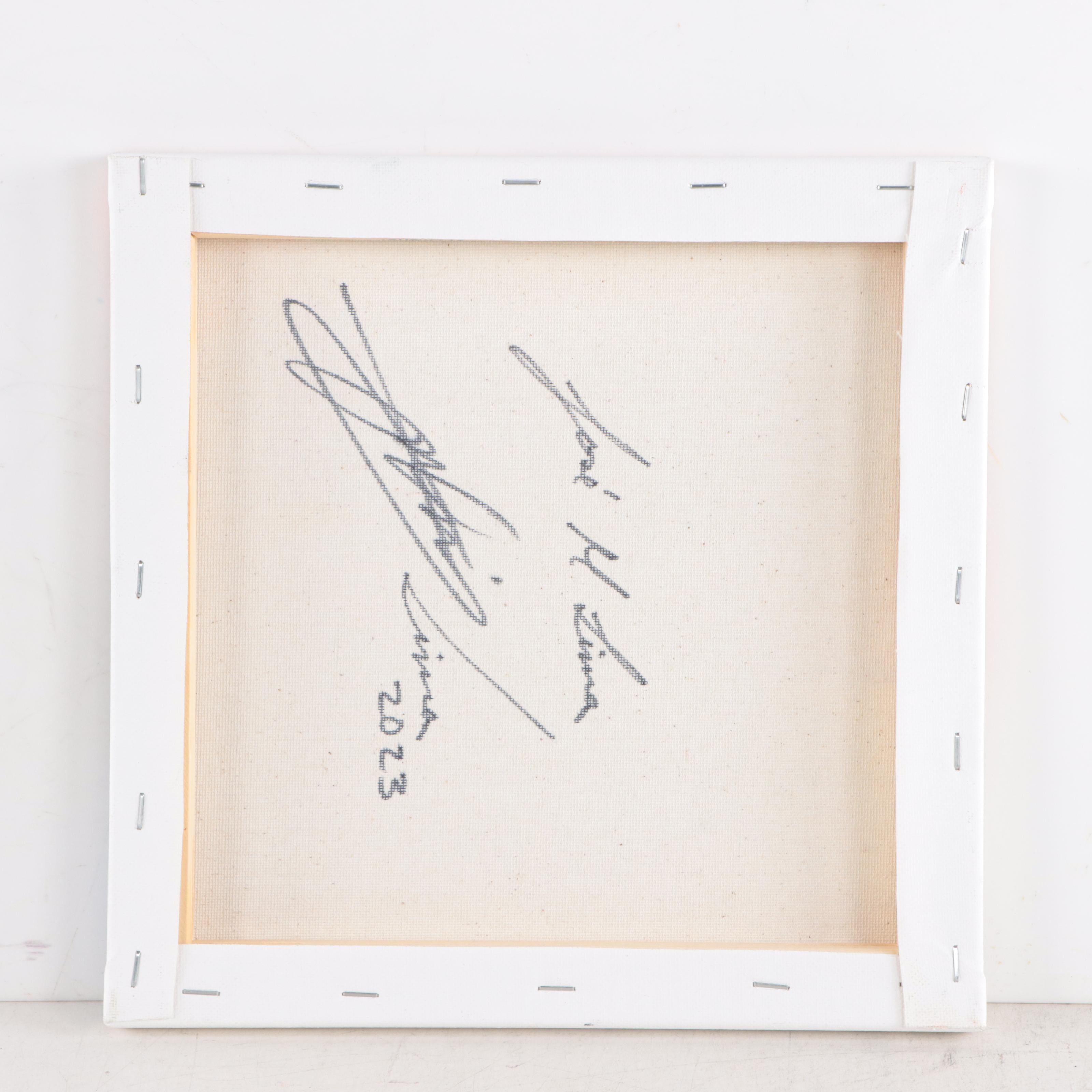 José M. Lima Floral Still Life Oil Painting, 2023