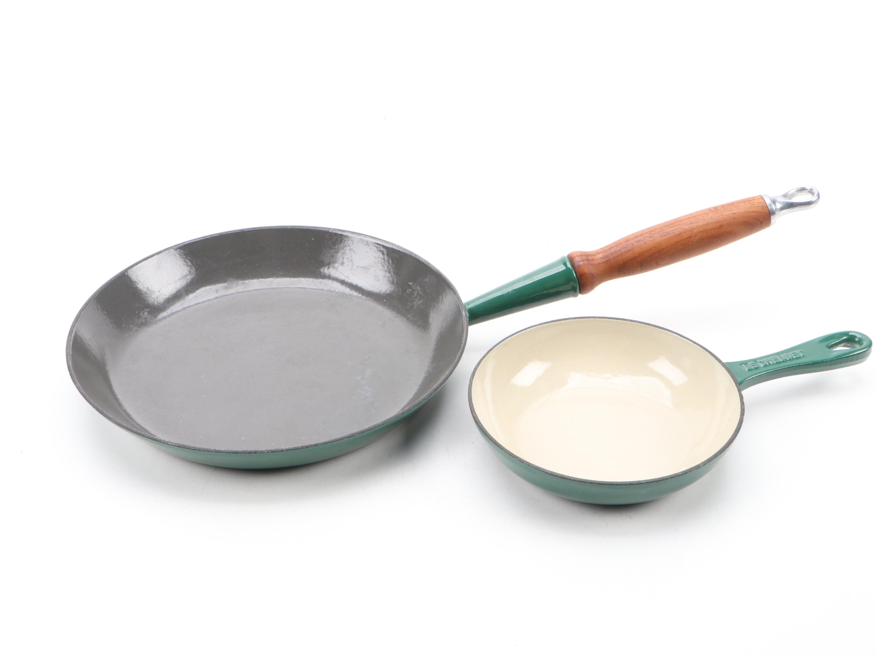 Le Creuset Green Enameled Cast Iron Cookware