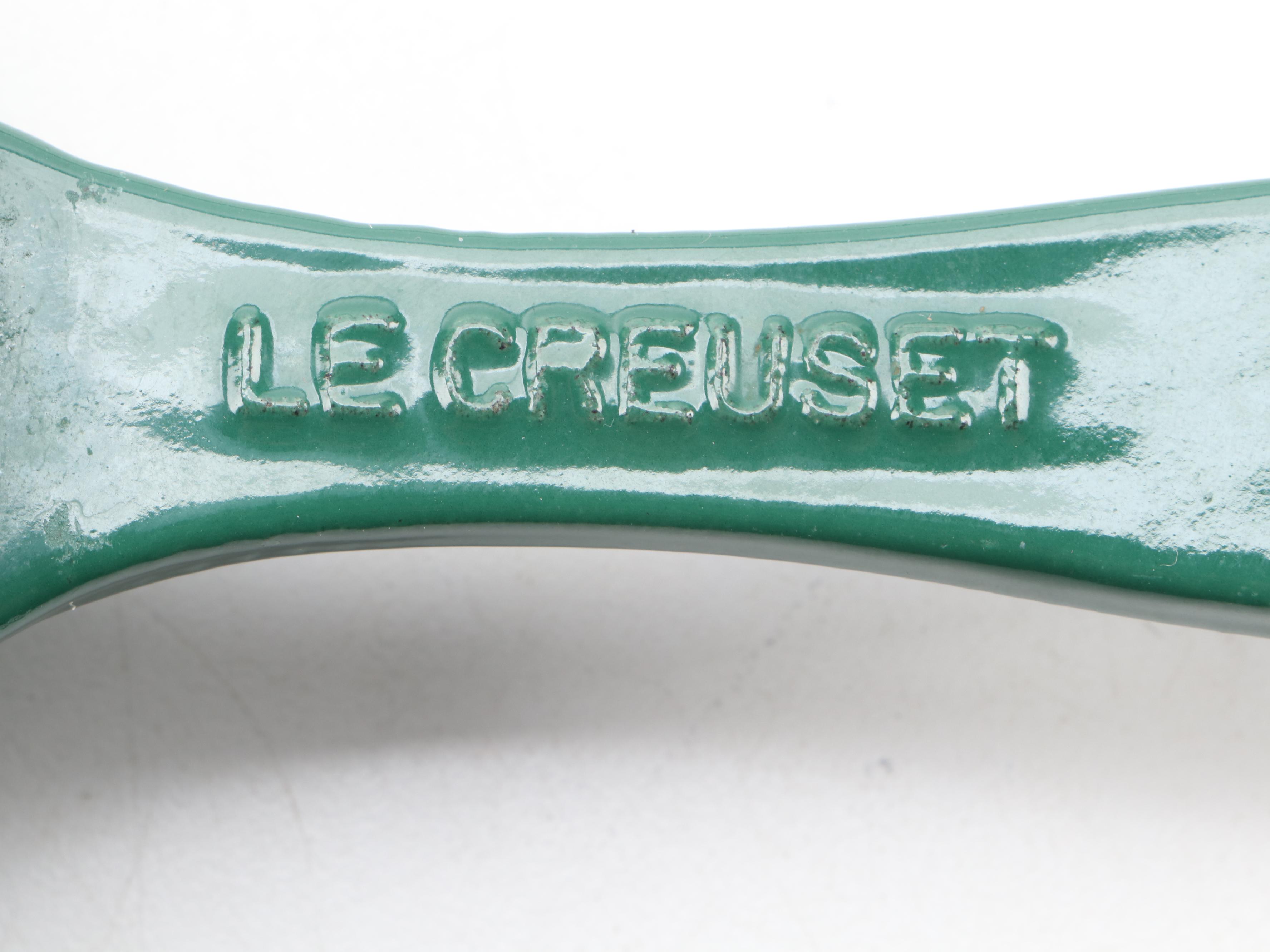 Le Creuset Green Enameled Cast Iron Cookware