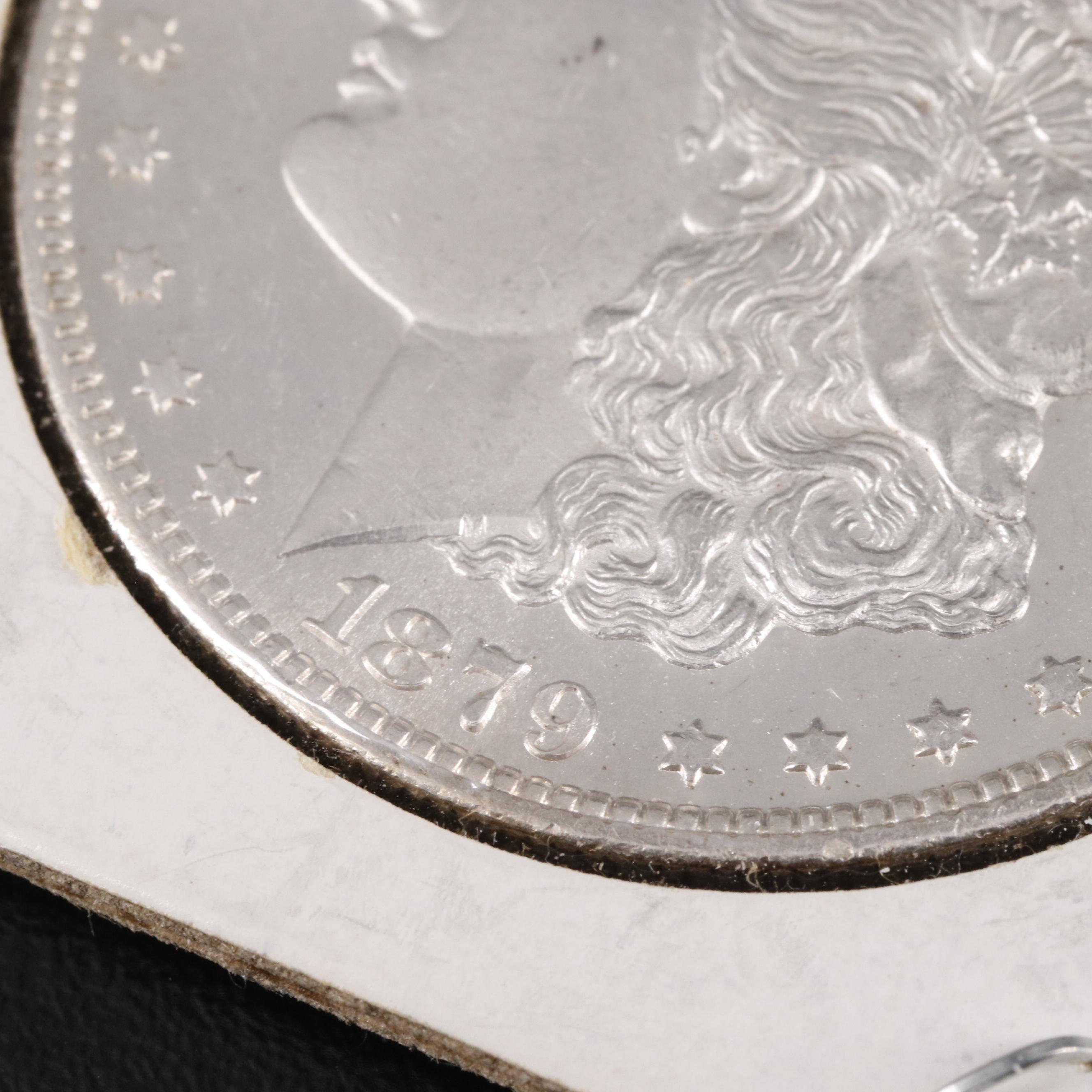 Uncirculated 1879-S Morgan Silver Dollar