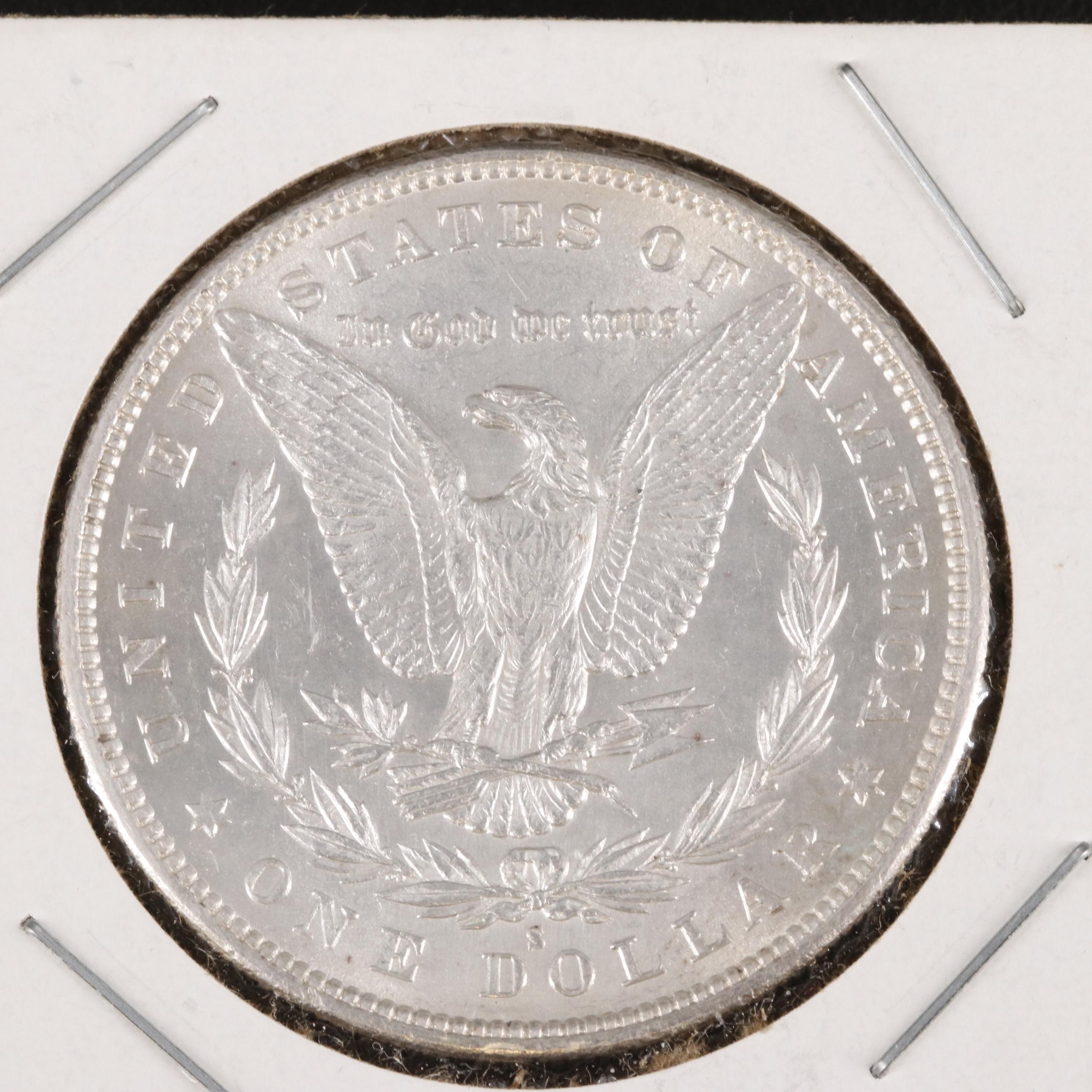 Uncirculated 1879-S Morgan Silver Dollar